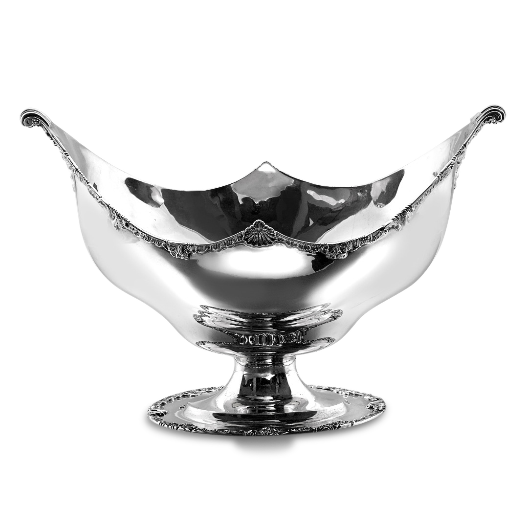 Silver Edward VII 32oz Bowl Hallmarked London_1