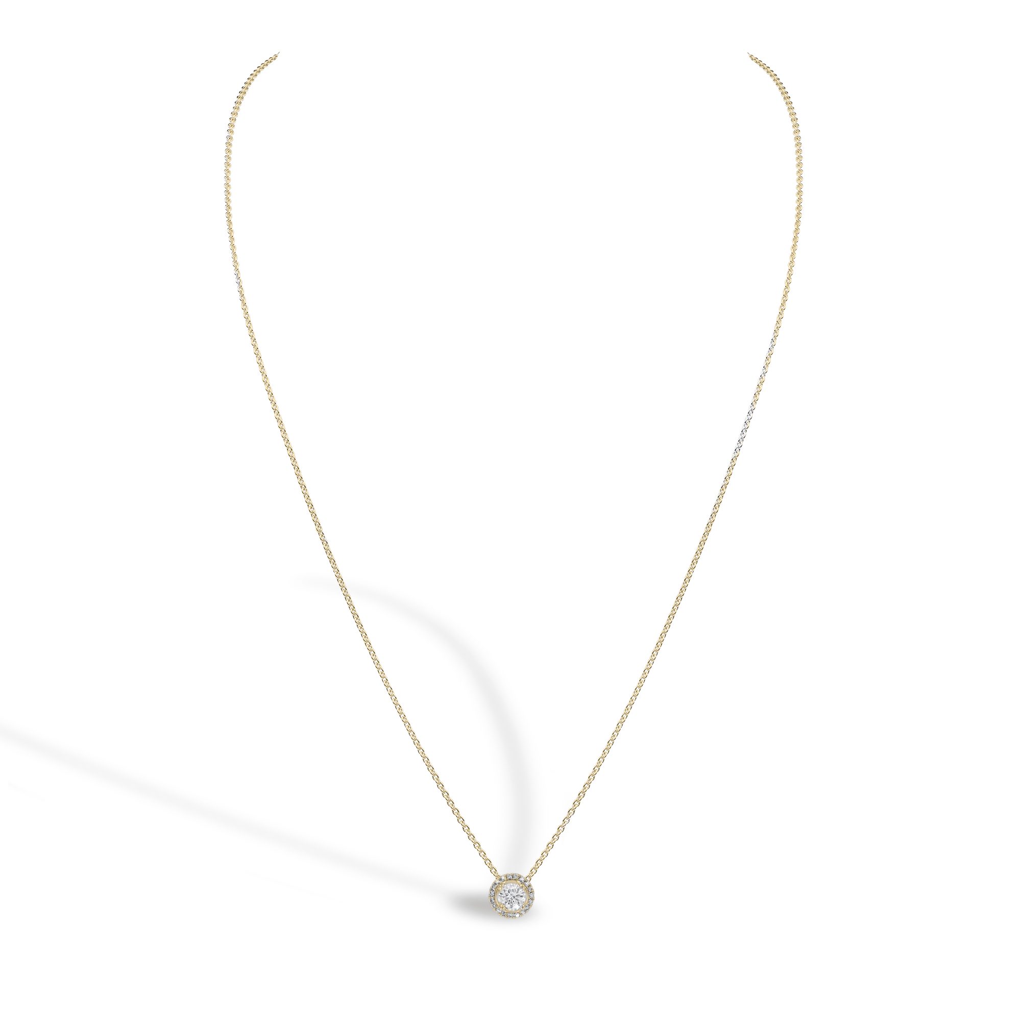 Celestial Brilliant Cut 0.50ct Diamond Cluster Pendant Brilliant cut, Claw set_2