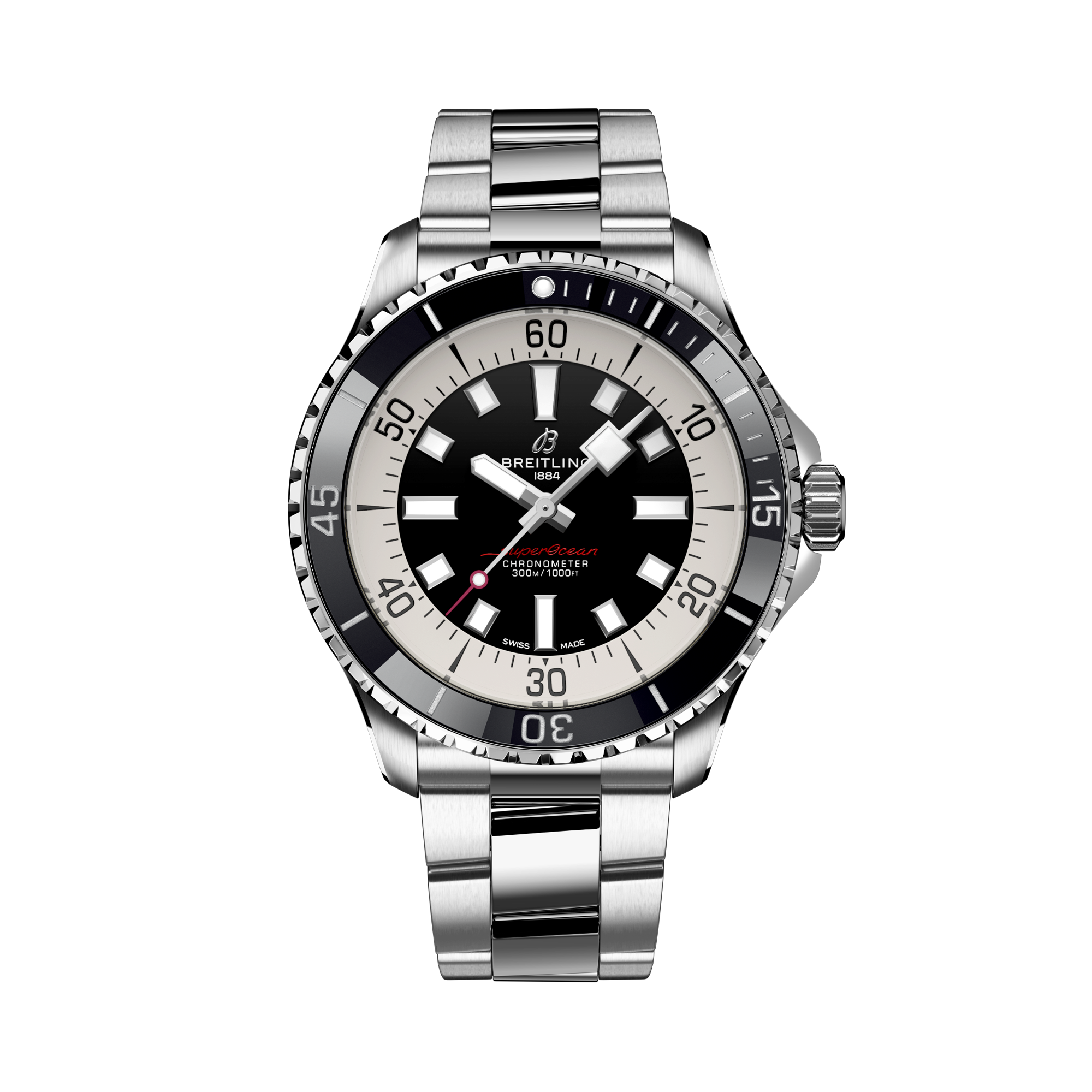 Breitling Superocean Automatic 44 44mm, Black Dial, Arabic & Baton Numerals_1