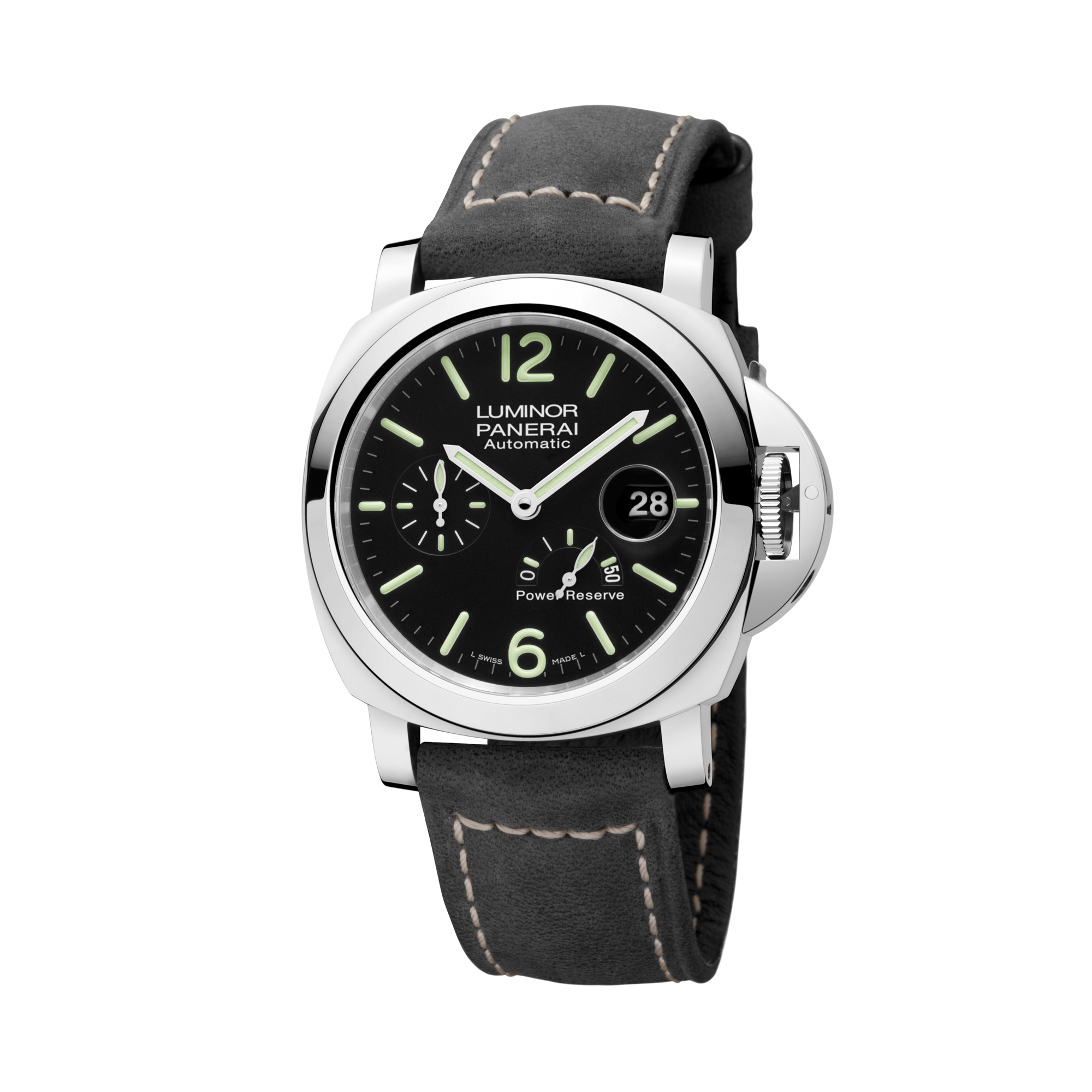 Luminor Power Reserve - 44mm Black Dial, Arabic/Baton Numerals_3