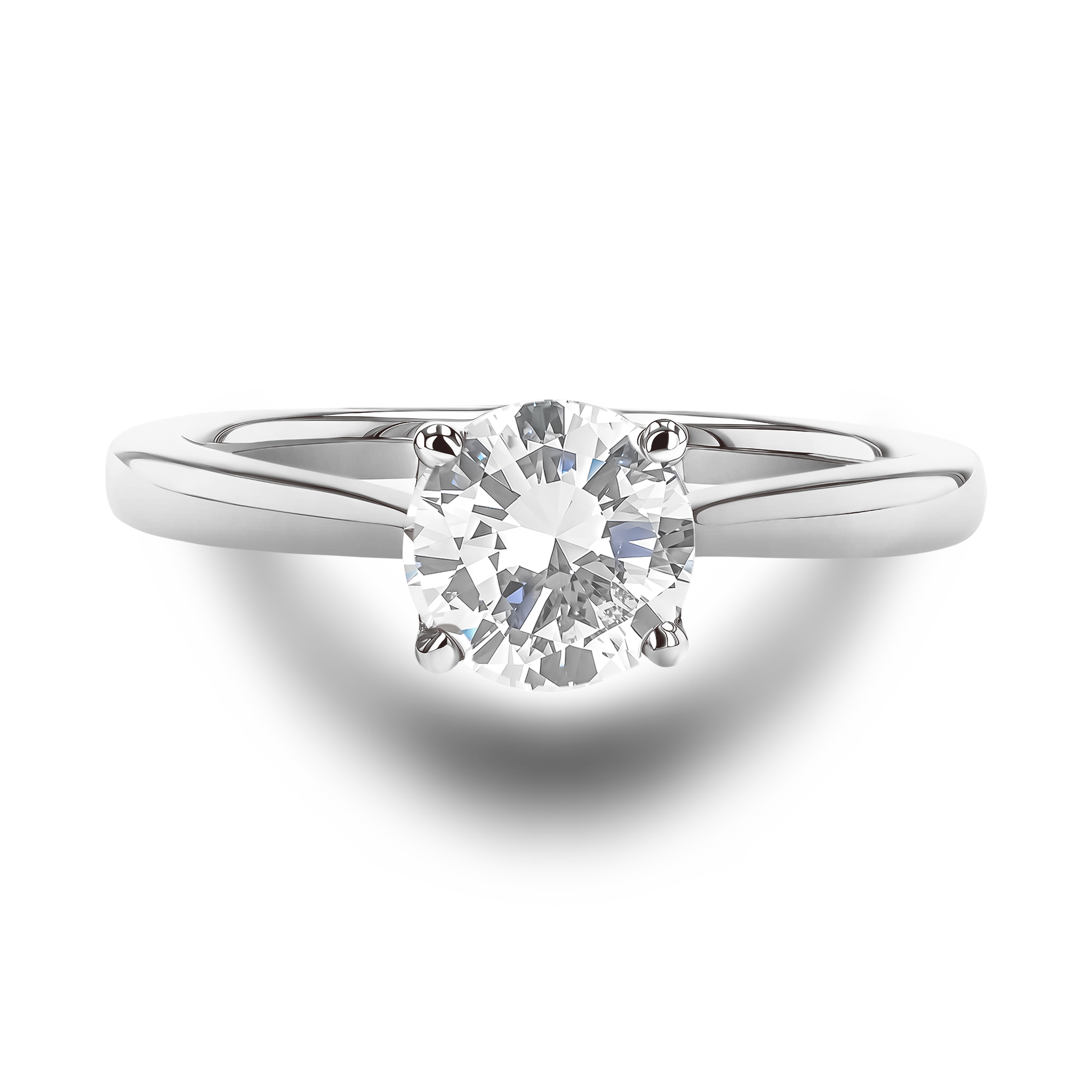 Gaia 1.00ct Diamond Solitaire Ring Brilliant cut, Claw set_2