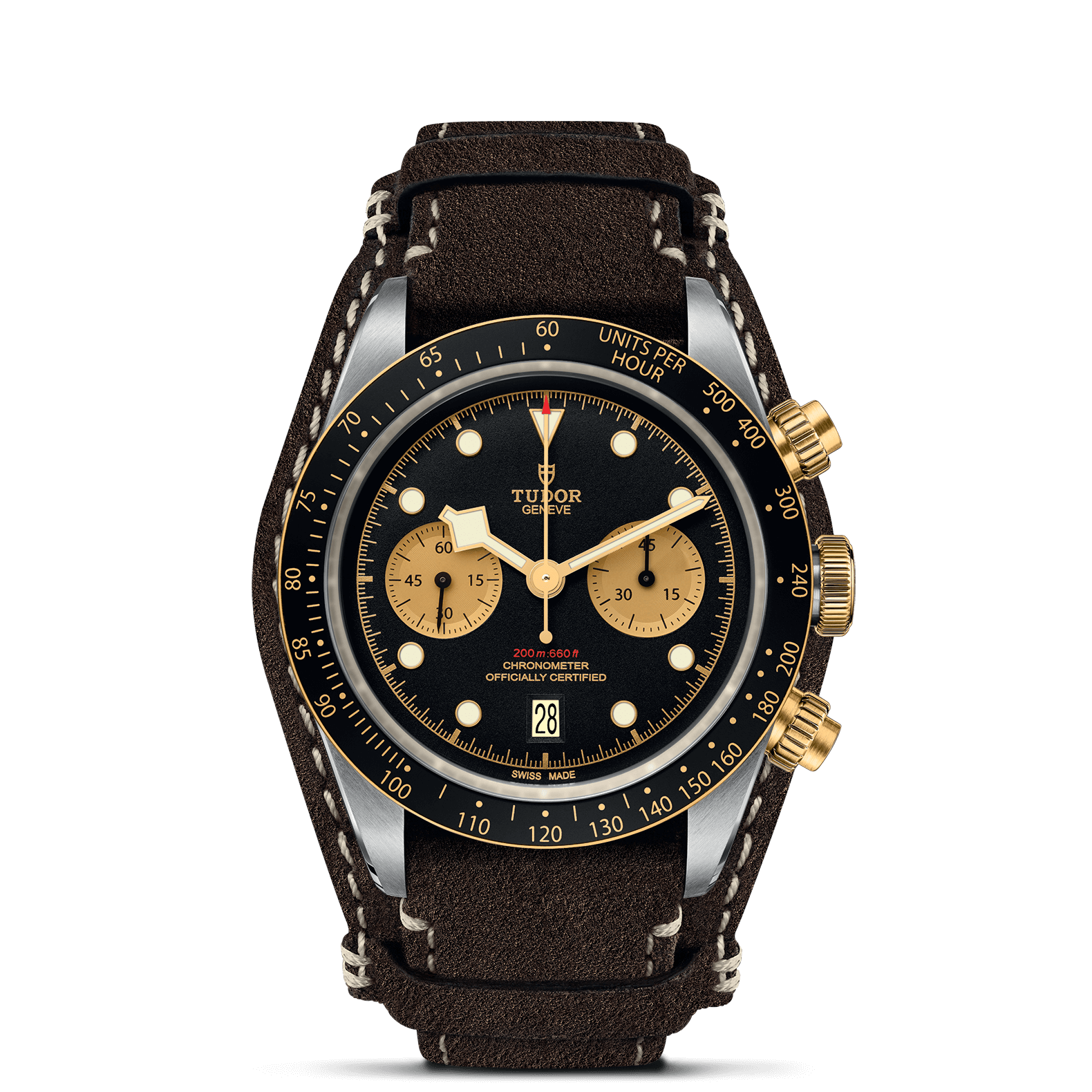 Tudor Black Bay Chrono S&G 41mm. Black Dial. Baton Numerals_1