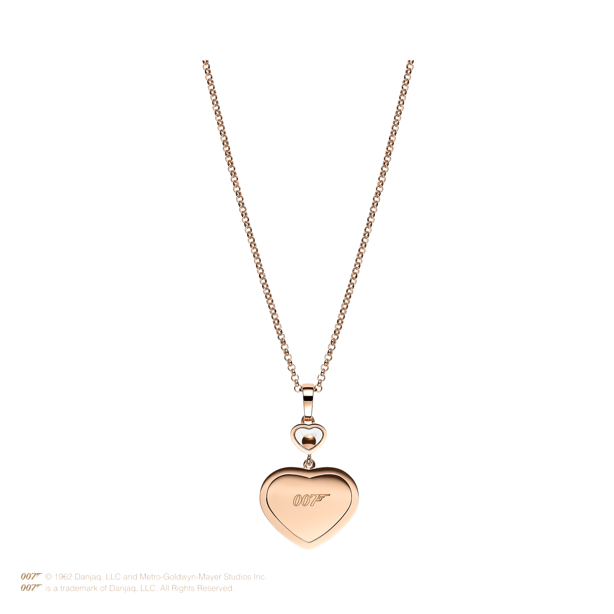 Chopard James Bond 007 Happy Hearts Diamond Pendant Brilliant Cut, Pave Set_3