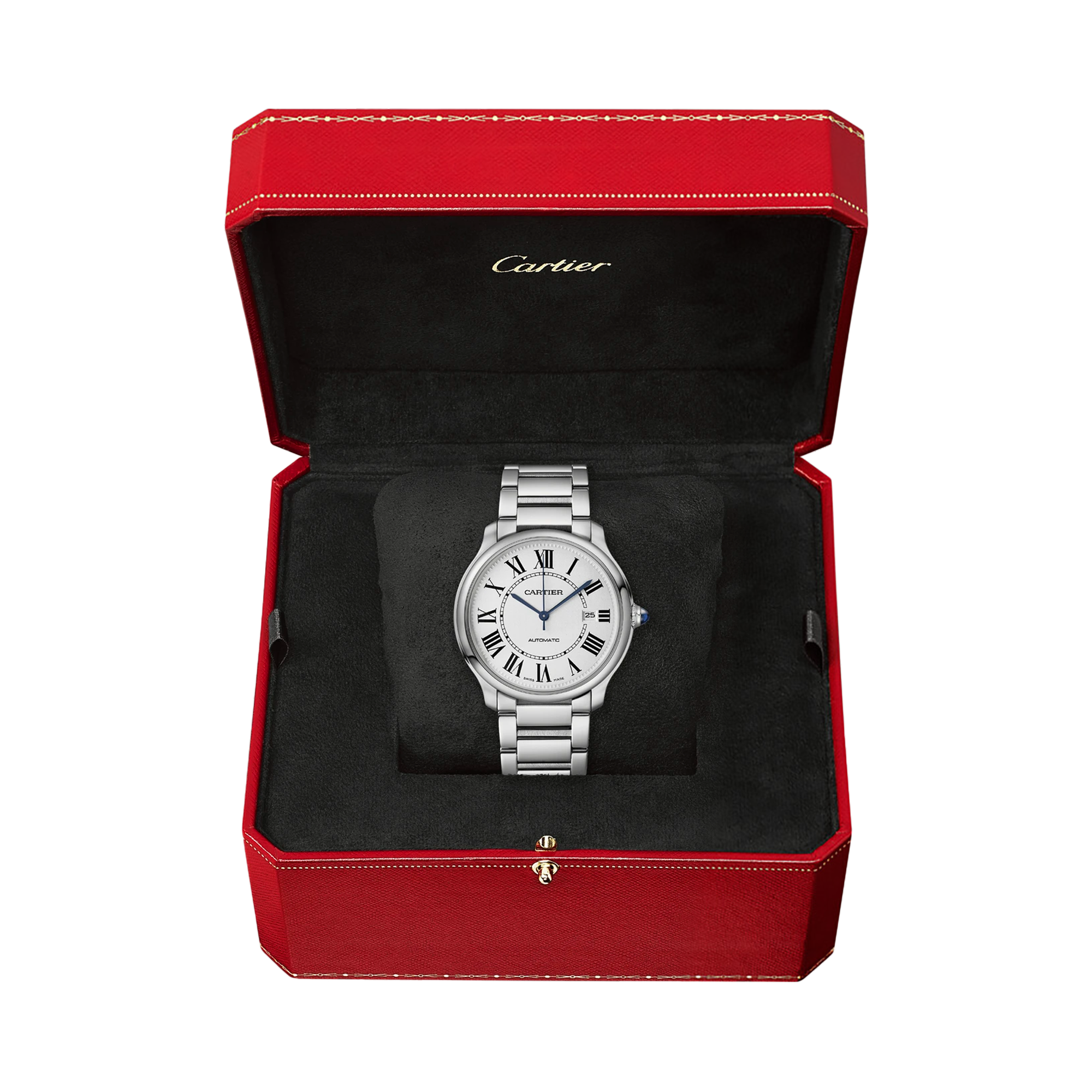 Cartier Ronde Must 40mm, Silver Dial, Roman Numerals_4