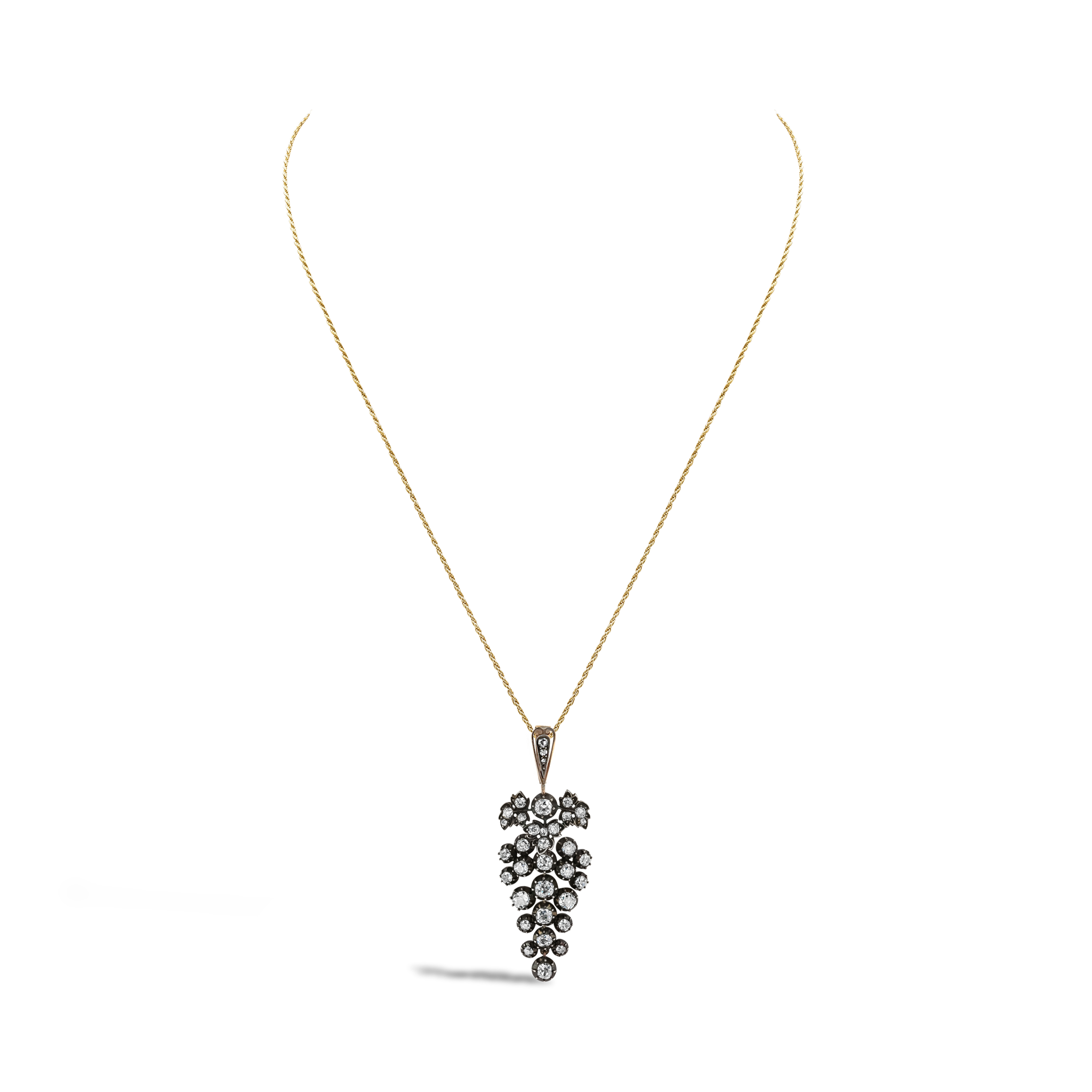 Belle Epoque Diamond 'Grape' Pendant Brilliant cut, Claw set_2