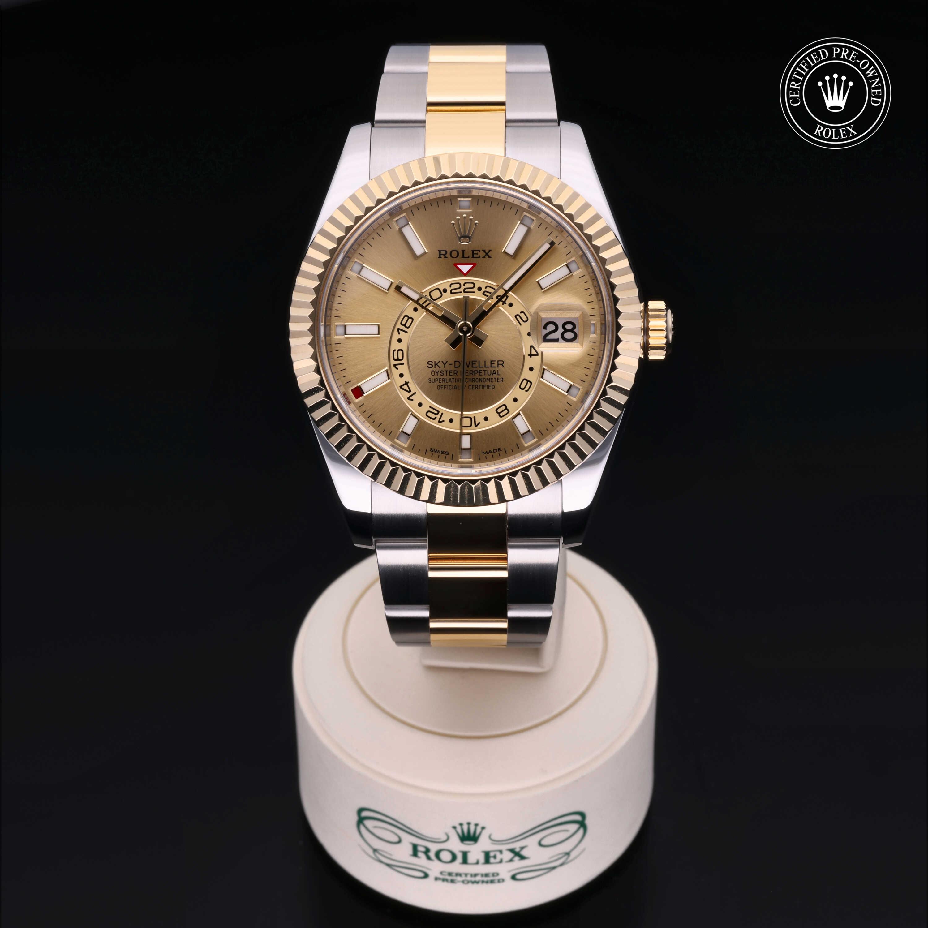 Rolex Sky-Dweller 2020, 42mm, Oystersteel and Yellow Gold