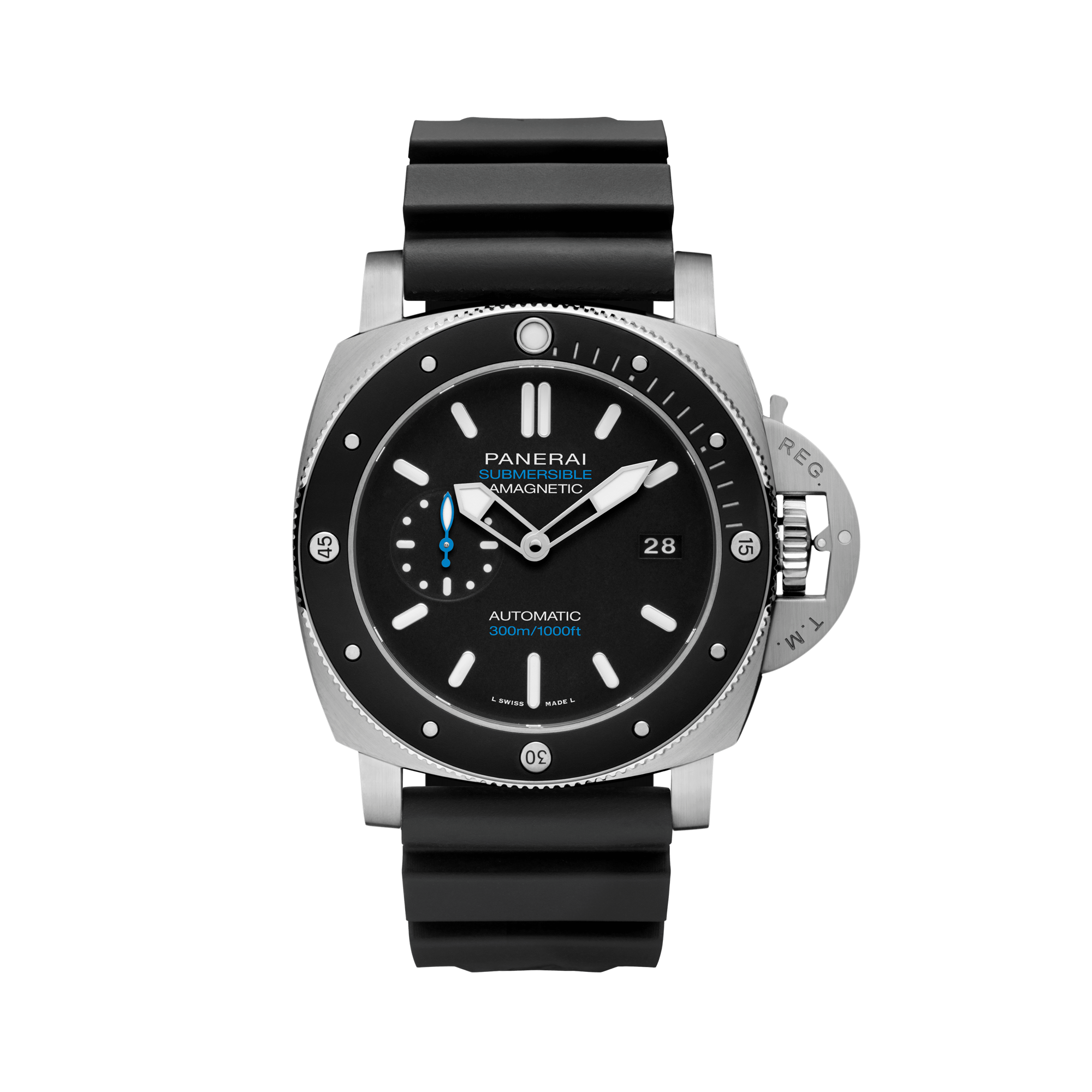 Submersible Amagnetic - 47mm Black Dial, Baton Numerals_1