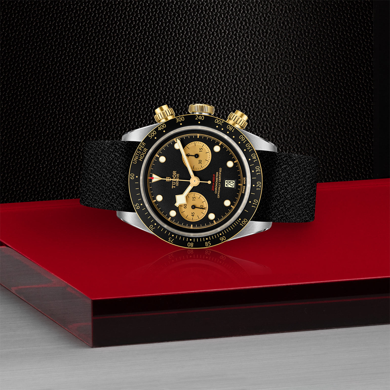 Tudor Black Bay Chrono S&G 41mm. Black Dial. Baton Numerals_2