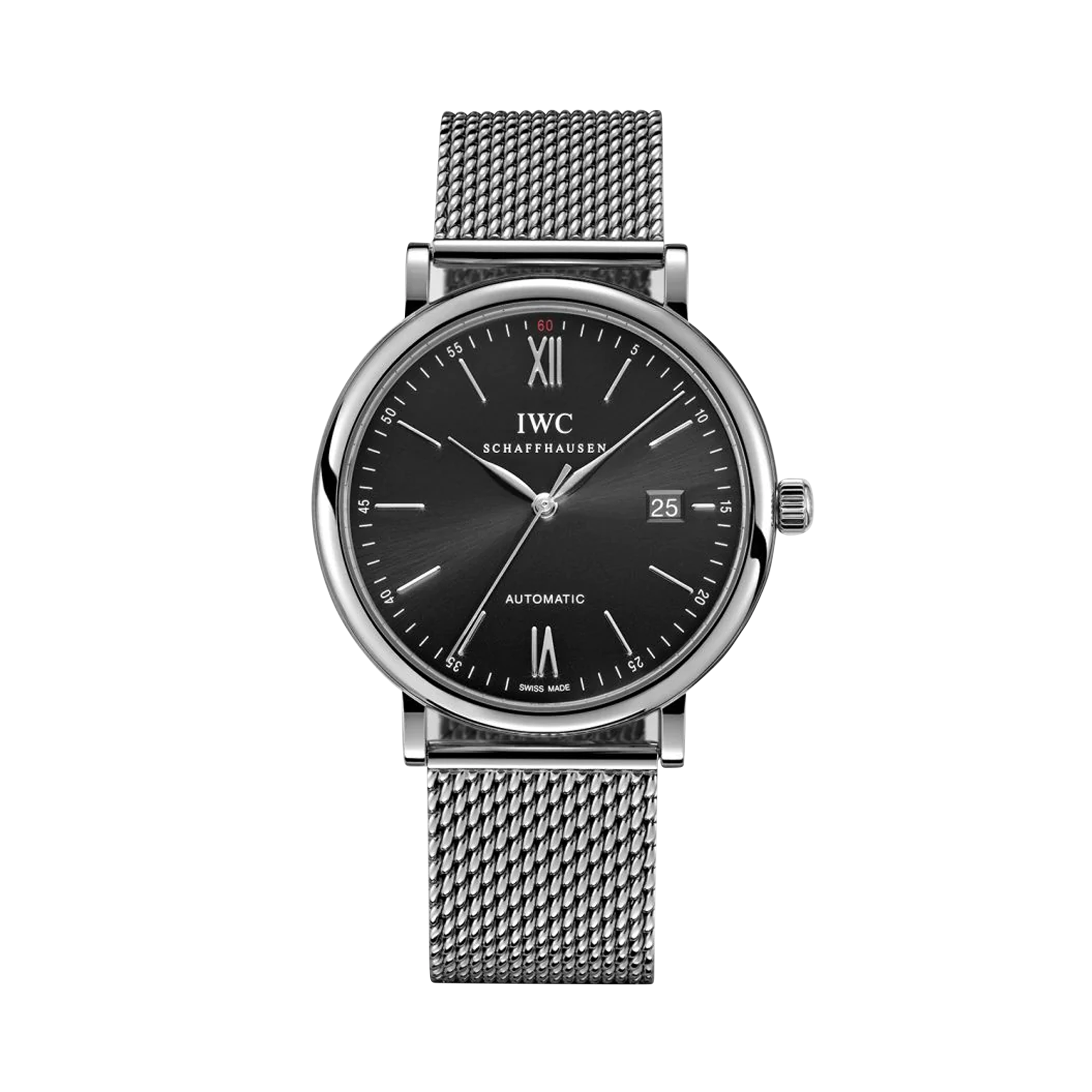 IWC Portofino Automatic 40mm, Black Dial, Baton Numerals_1