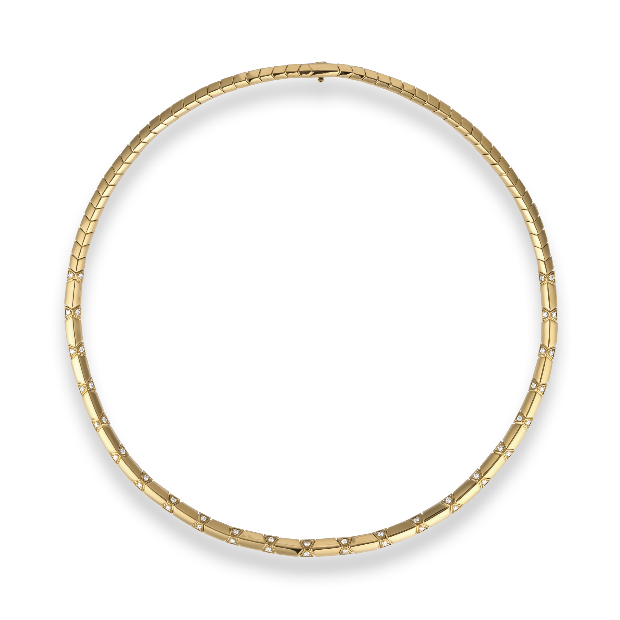 Origins Diamond Set Necklace Brilliant Cut, Grain Set_3