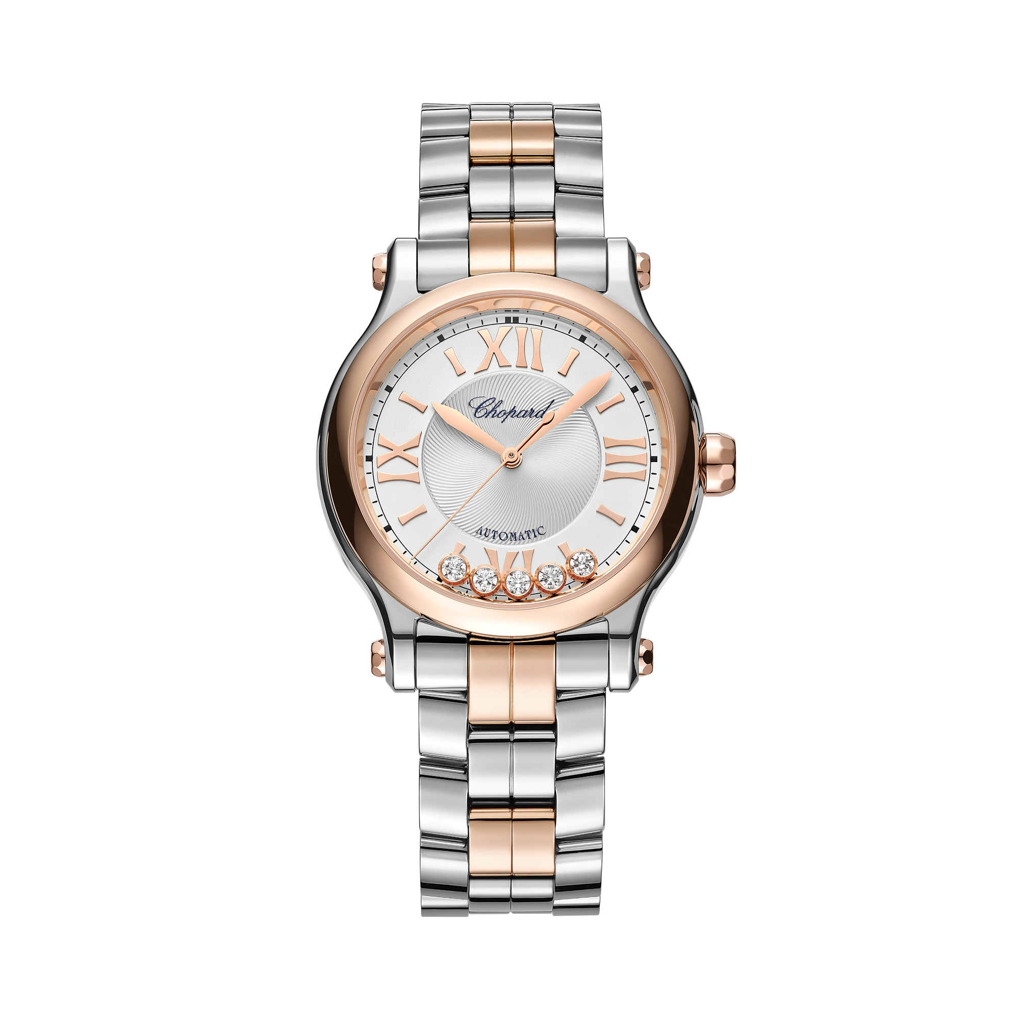 Chopard Happy Sport 33 33mm, Silver Dial, Baton/Roman Numerals_1