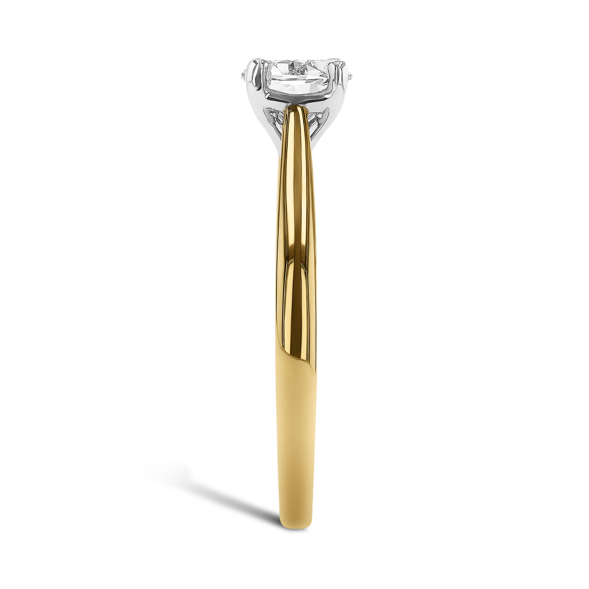 0.71CT Diamond Solitaire Ring Brilliant Cut, Solitaire, Four Claw Set_4
