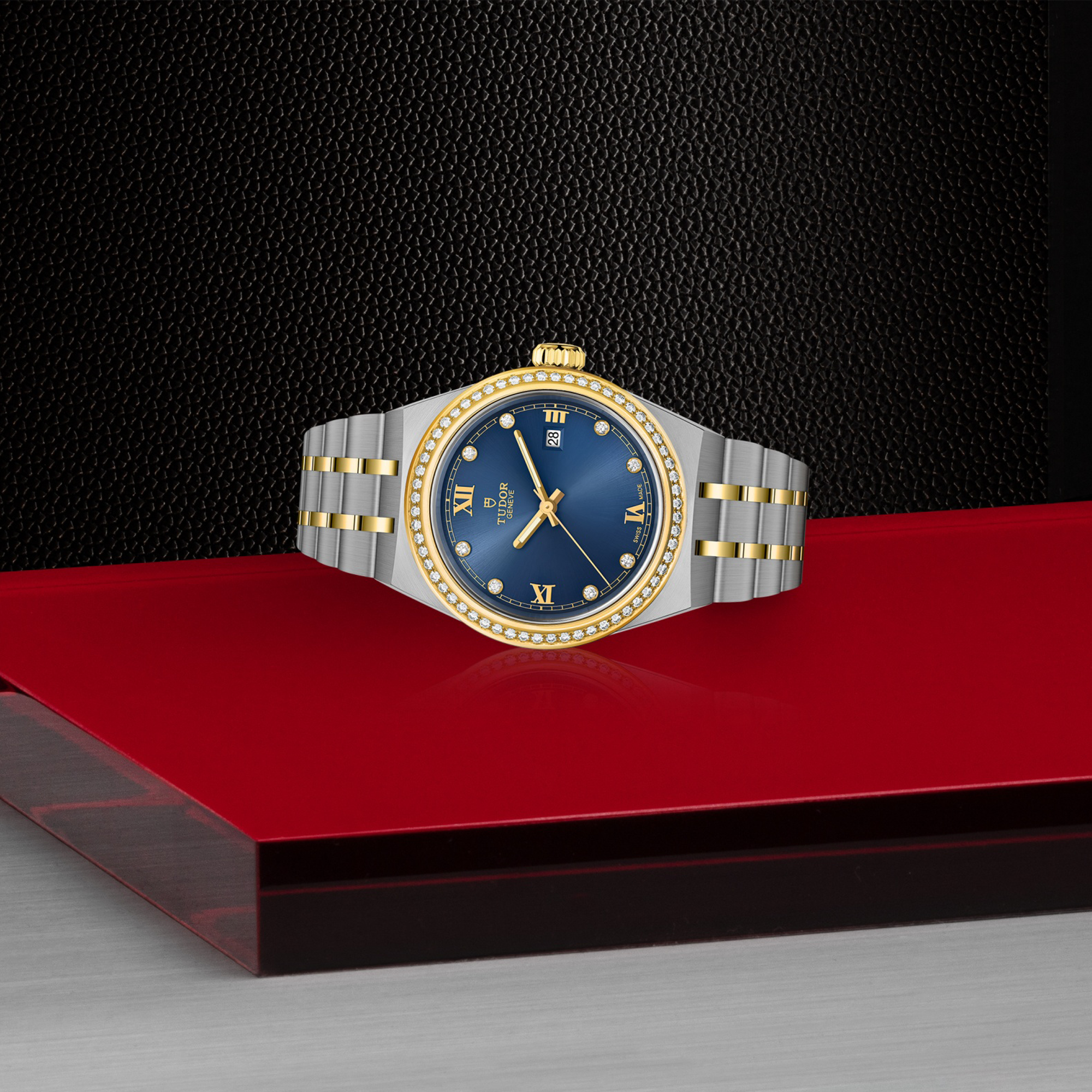 Tudor Royal 28mm. Diamond Set  Dial. Roman Numerals_2