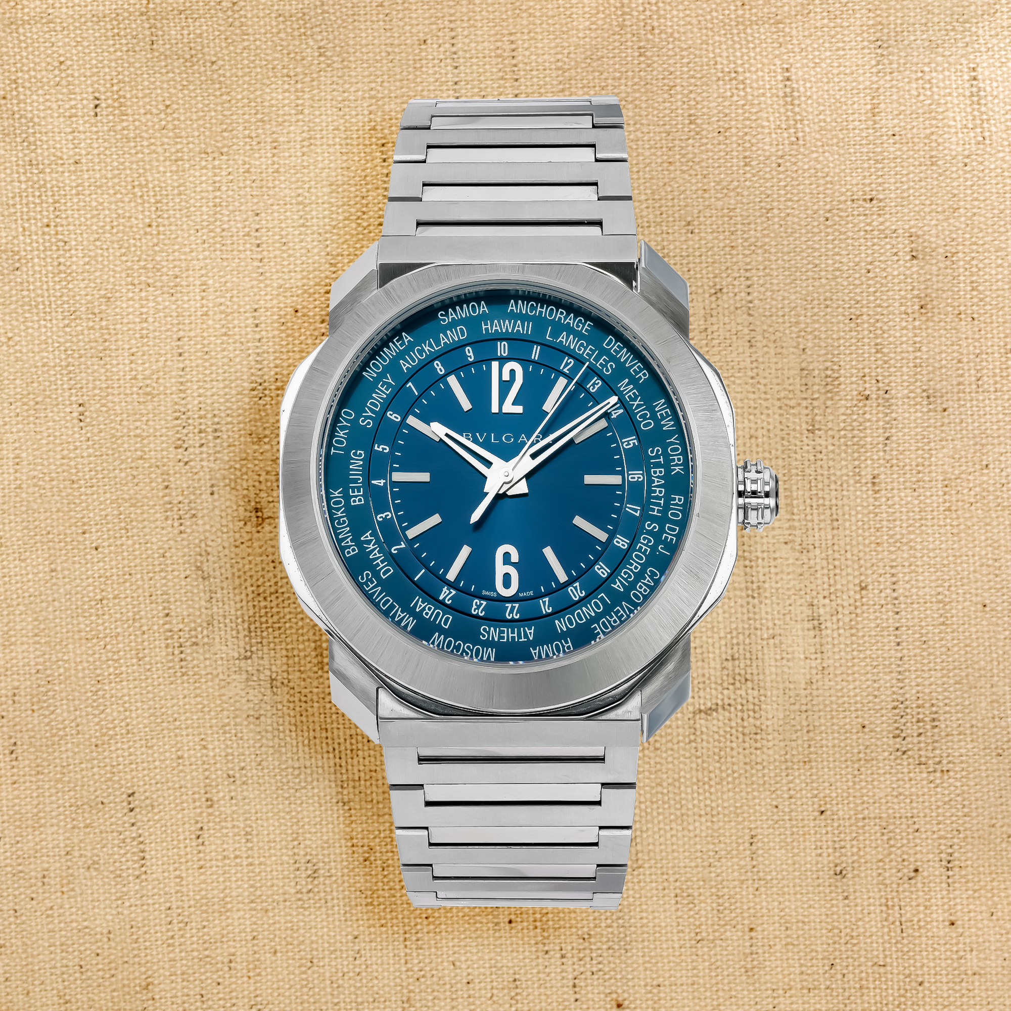 Bvlgari Octo Roma 41mm, Blue Dial, Arabic & Baton Numerals_1