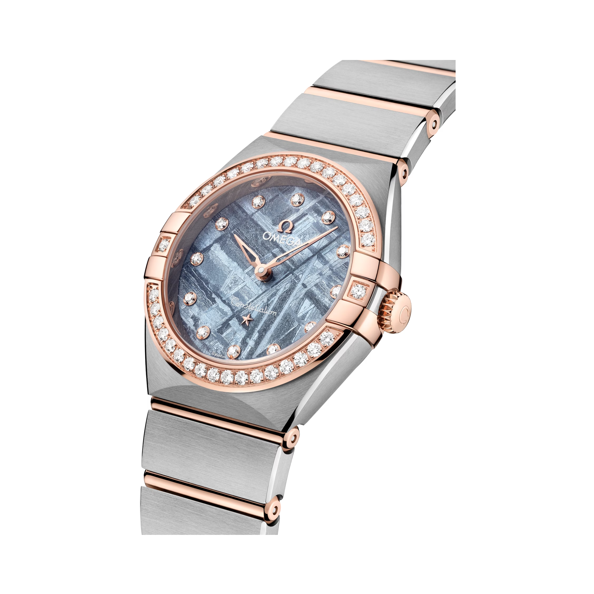 OMEGA Constellation O13125286099001 Watch - 28mm, Blue Meteorite 