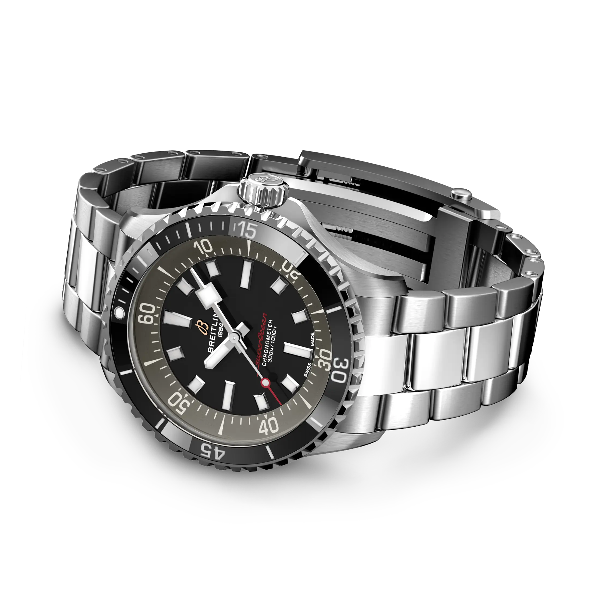 Breitling Superocean Automatic 42 42mm, Black Dial, Baton Numerals_3