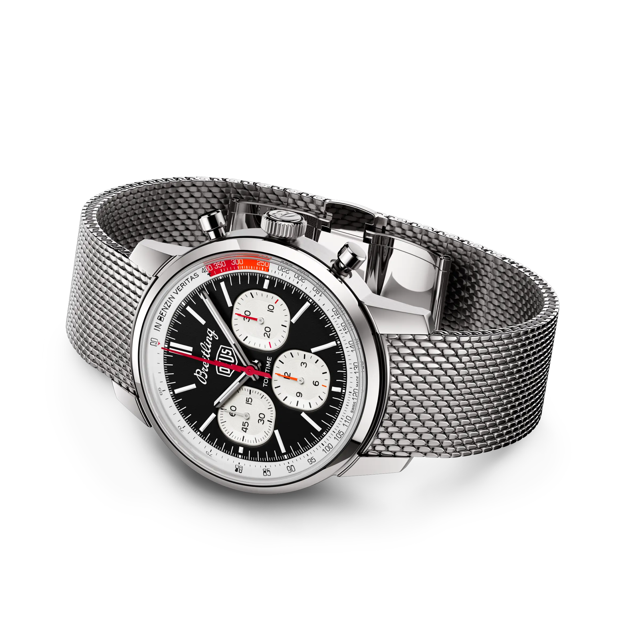 Breitling Top Time B01 Deus 41mm, Black Dial, Baton Numerals_3