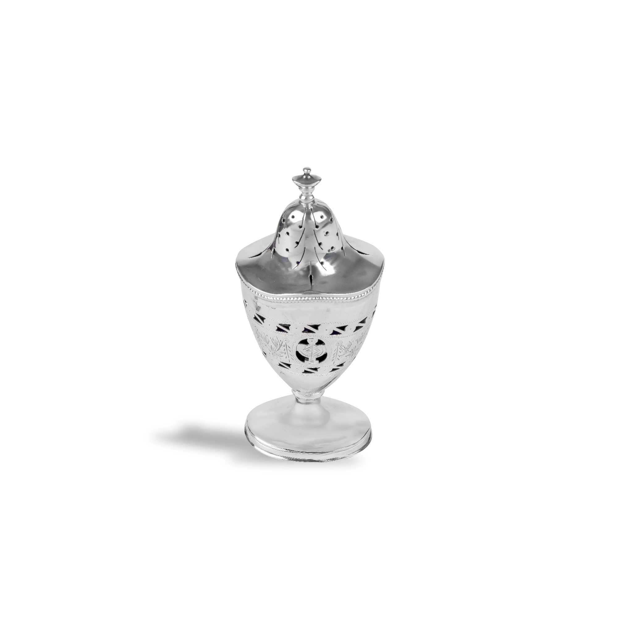 Silver Five Piece Condiment Set _4
