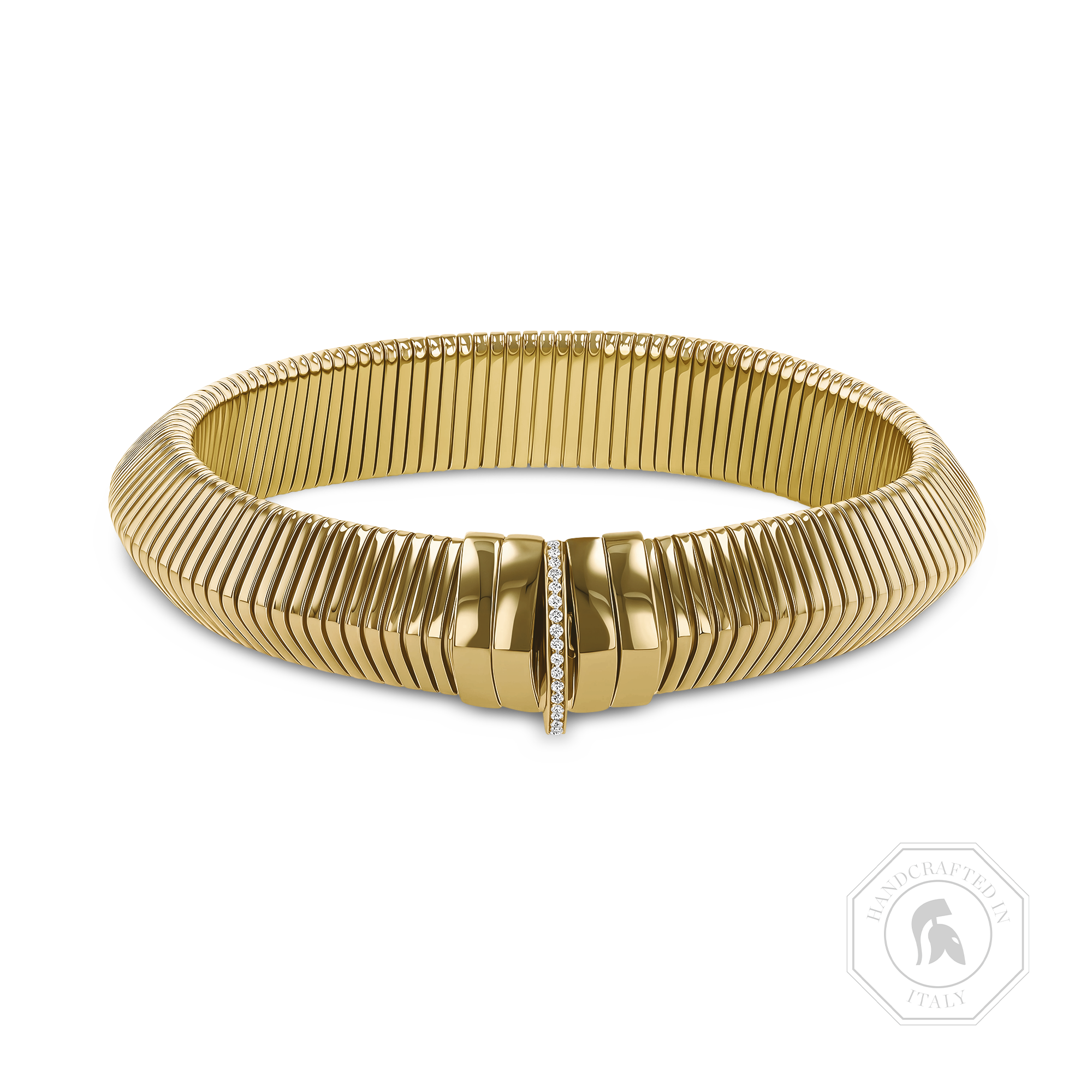 Fine Lines Triangular Shape Bracelet Brilliant Cut, Grain Set_1
