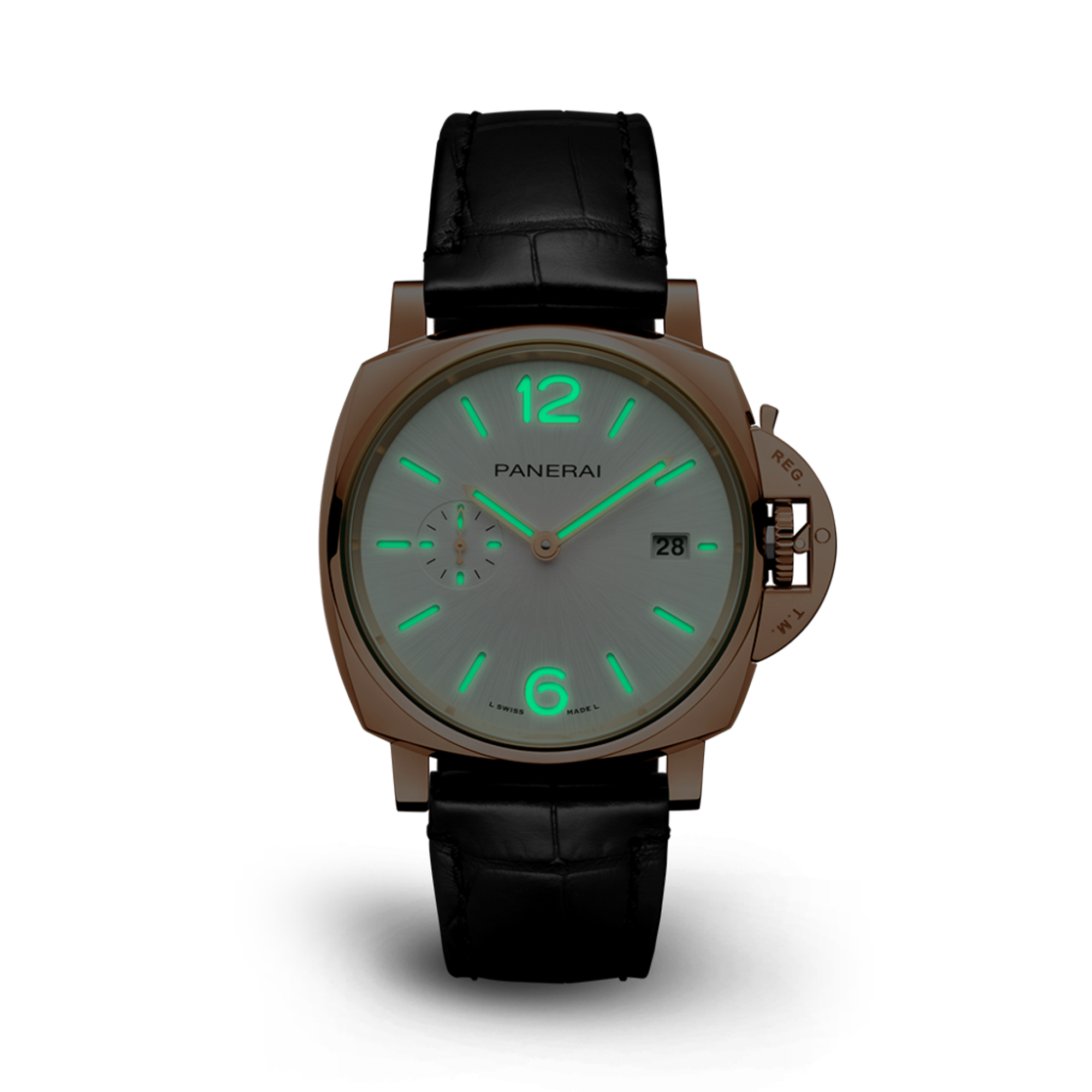 Panerai Luminor Due Goldtech™ 42mm, White Dial, Arabic/Baton Numerals_3