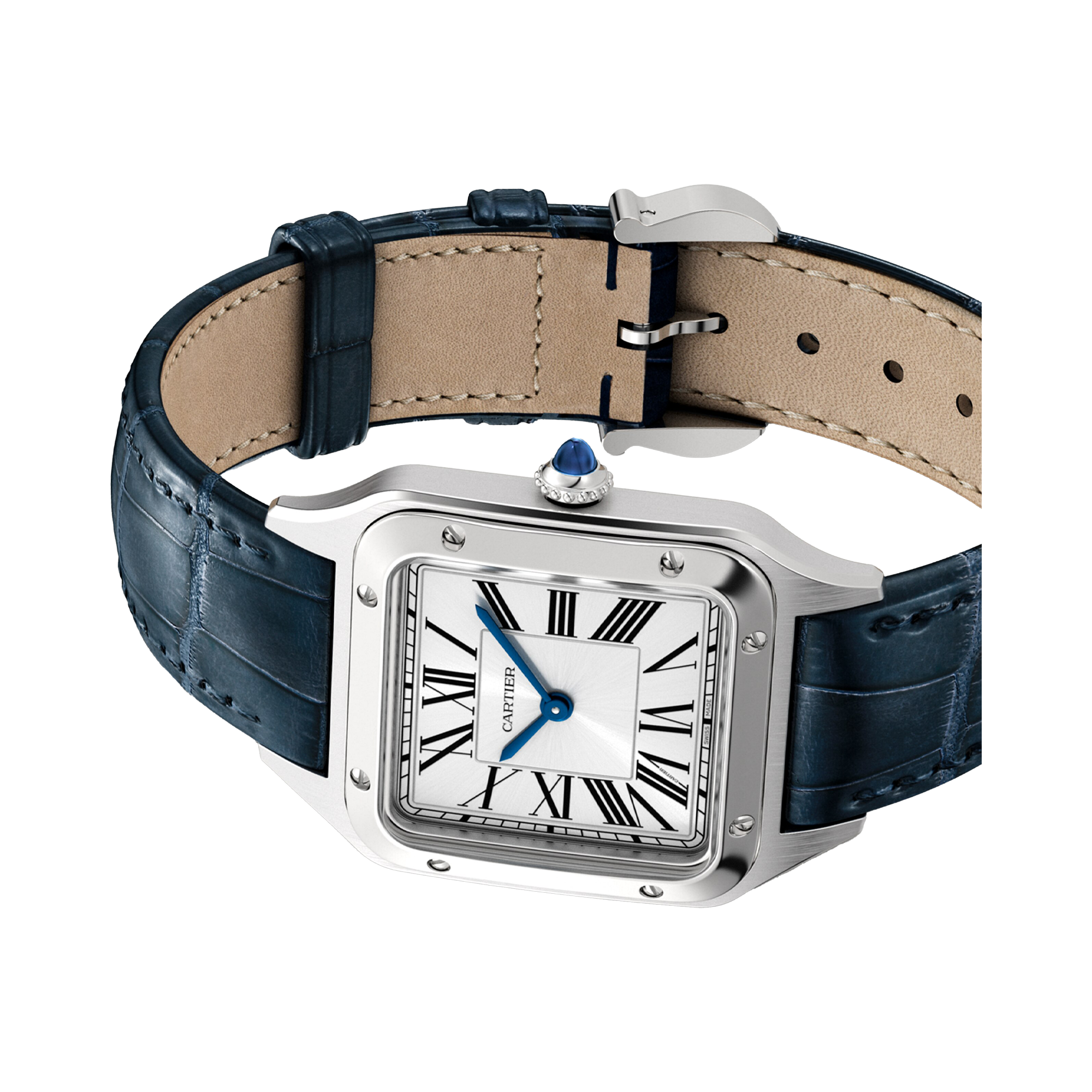 Cartier Santos-Dumont Small, Silver Dial, Roman Numerals_6