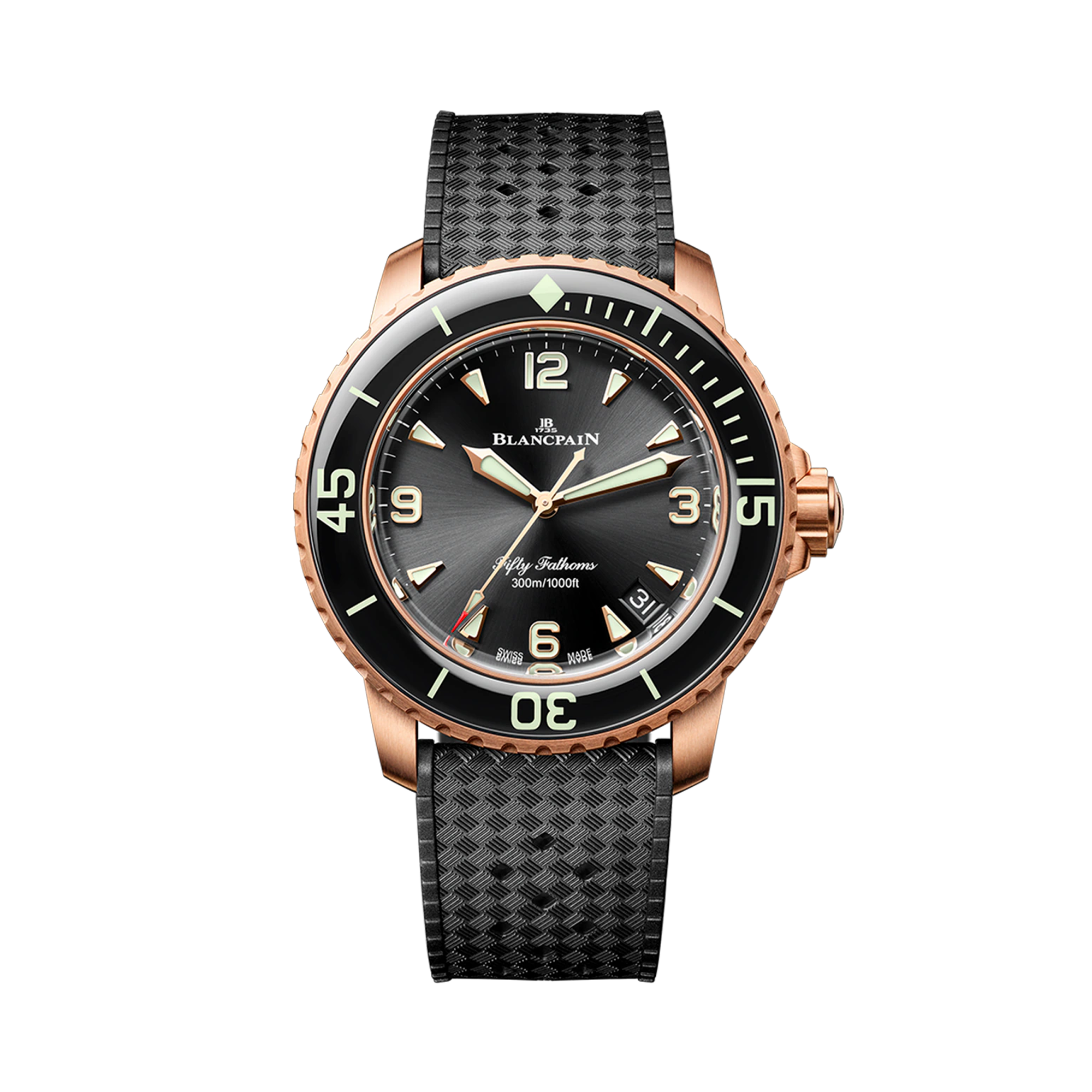 Fifty Fathoms Automatique 42.3mm, BlackDial, Arabic/Baton Numerals_1