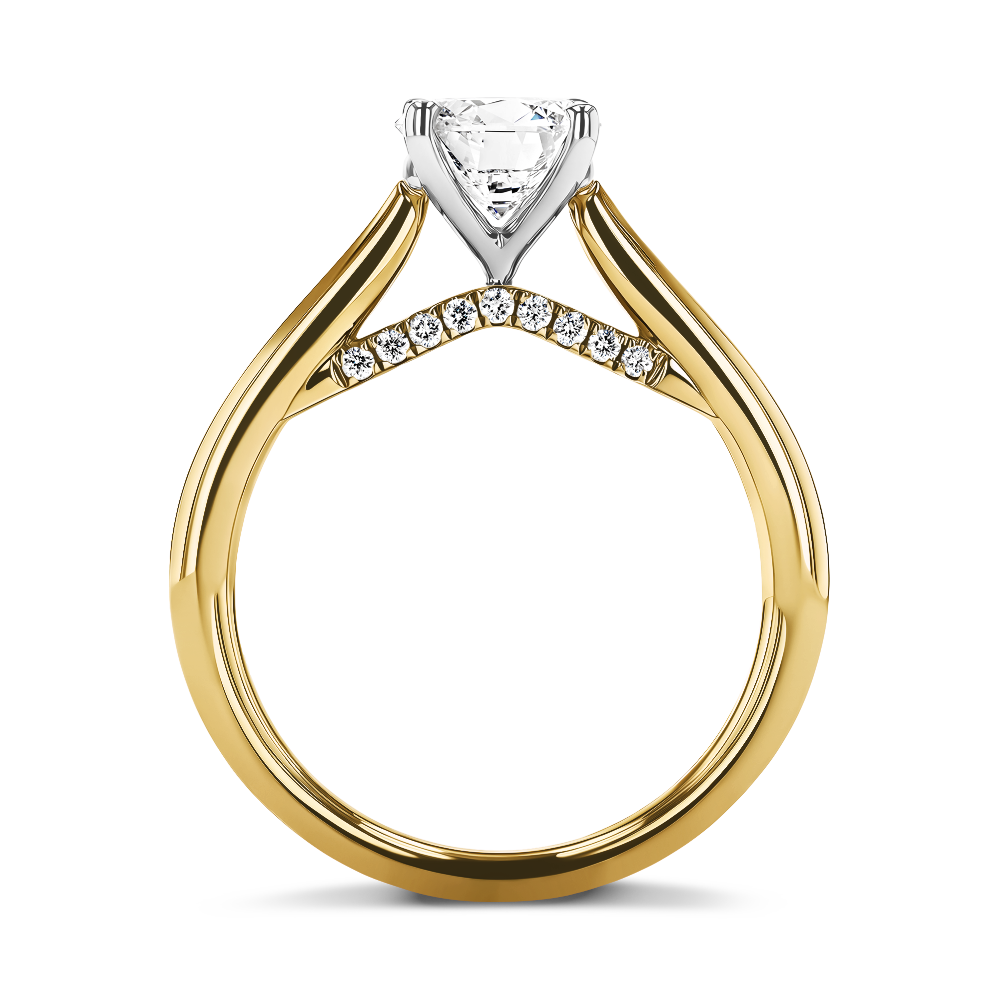 Classic 0.32ct Brilliant Cut Diamond Ring Brilliant cut, Claw set_3