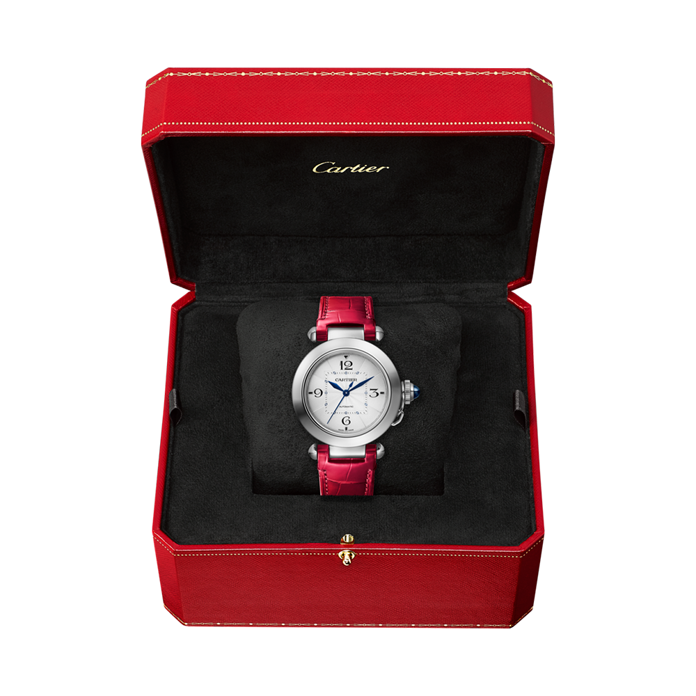 Cartier Pasha 35mm, Silver Dial, Arabic Numerals_5