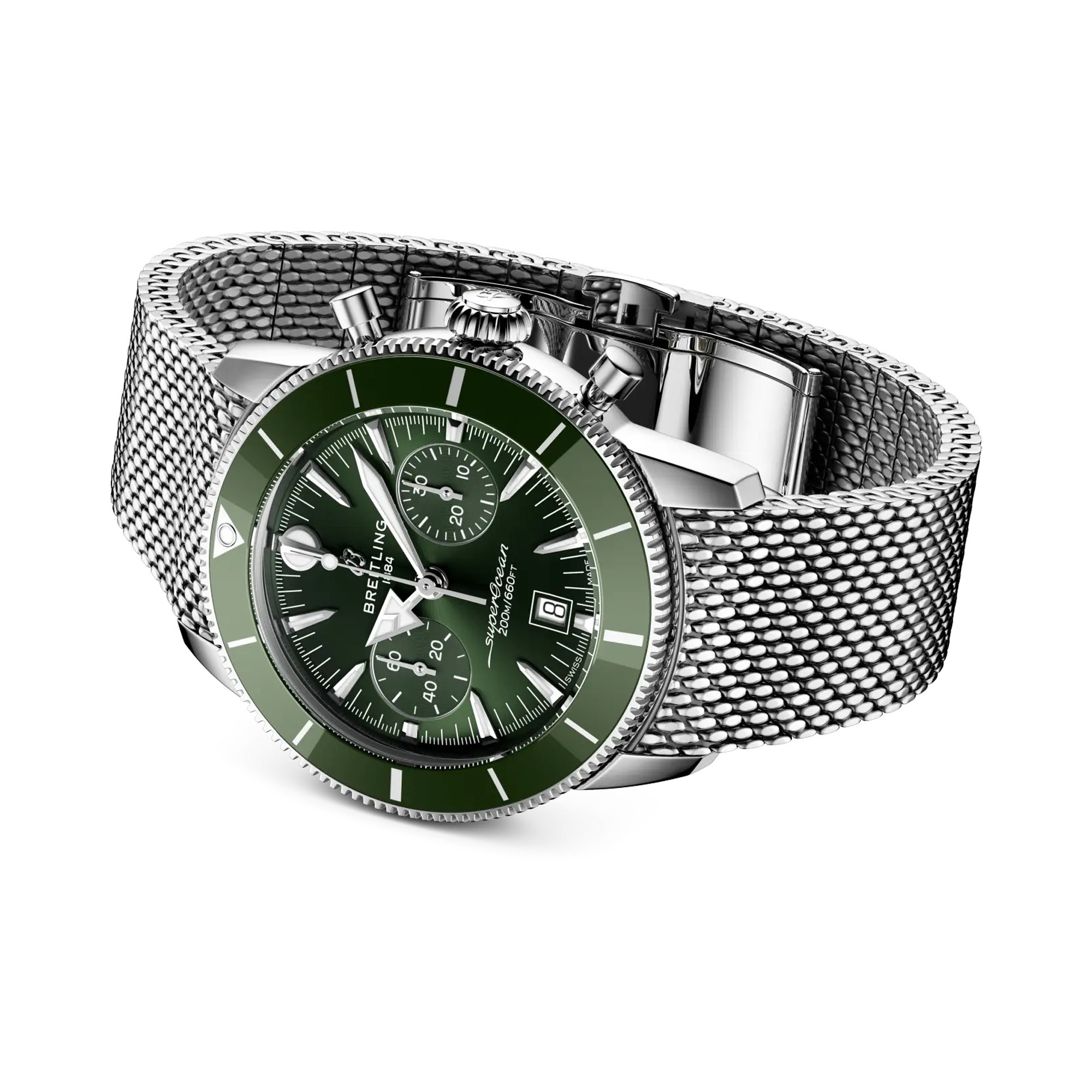 Breitling Superocean Heritage Chronograph 42 44mm, Silver Dial, Baton Numeral_3