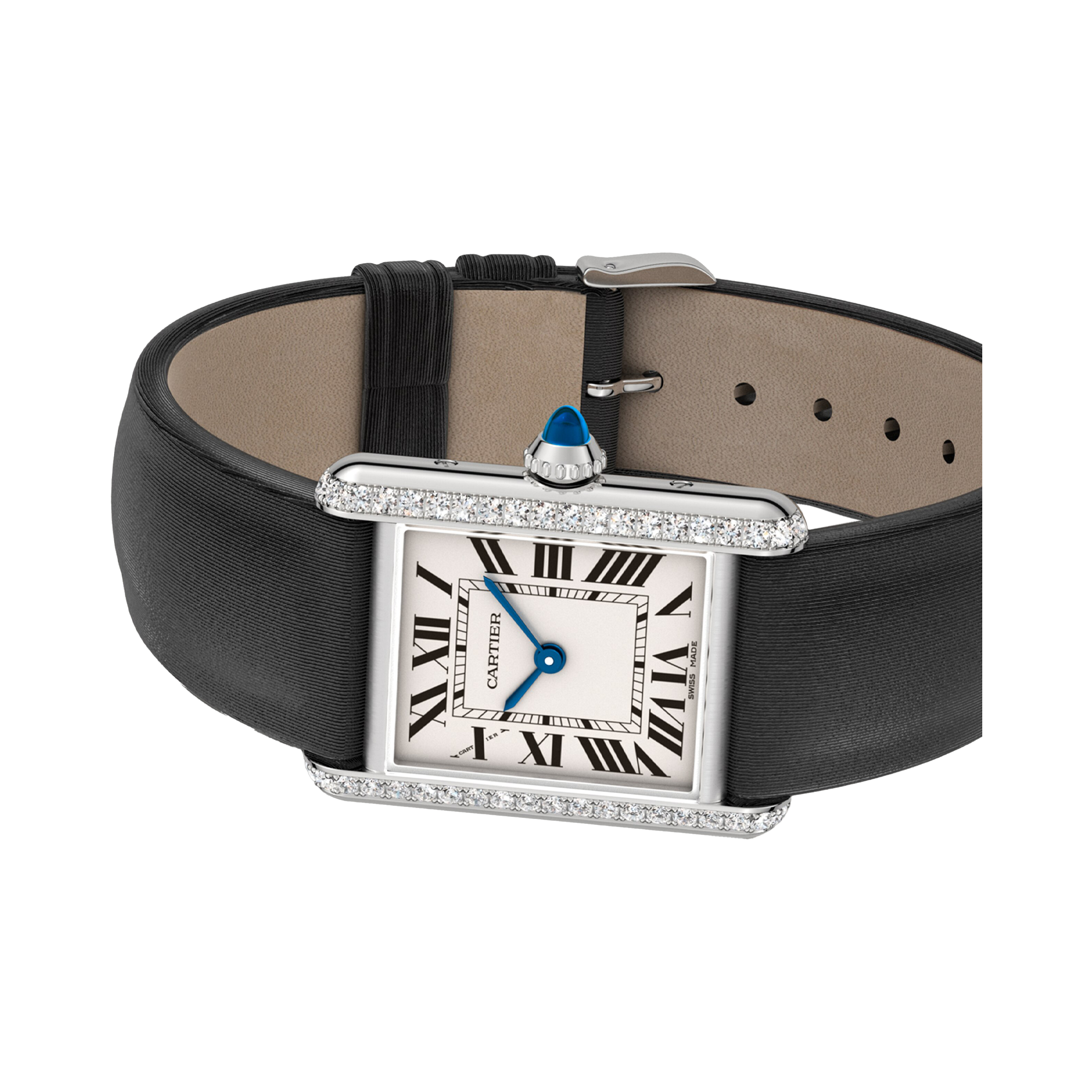 Cartier Tank 22mm, Silver Dial, Roman Markers_4