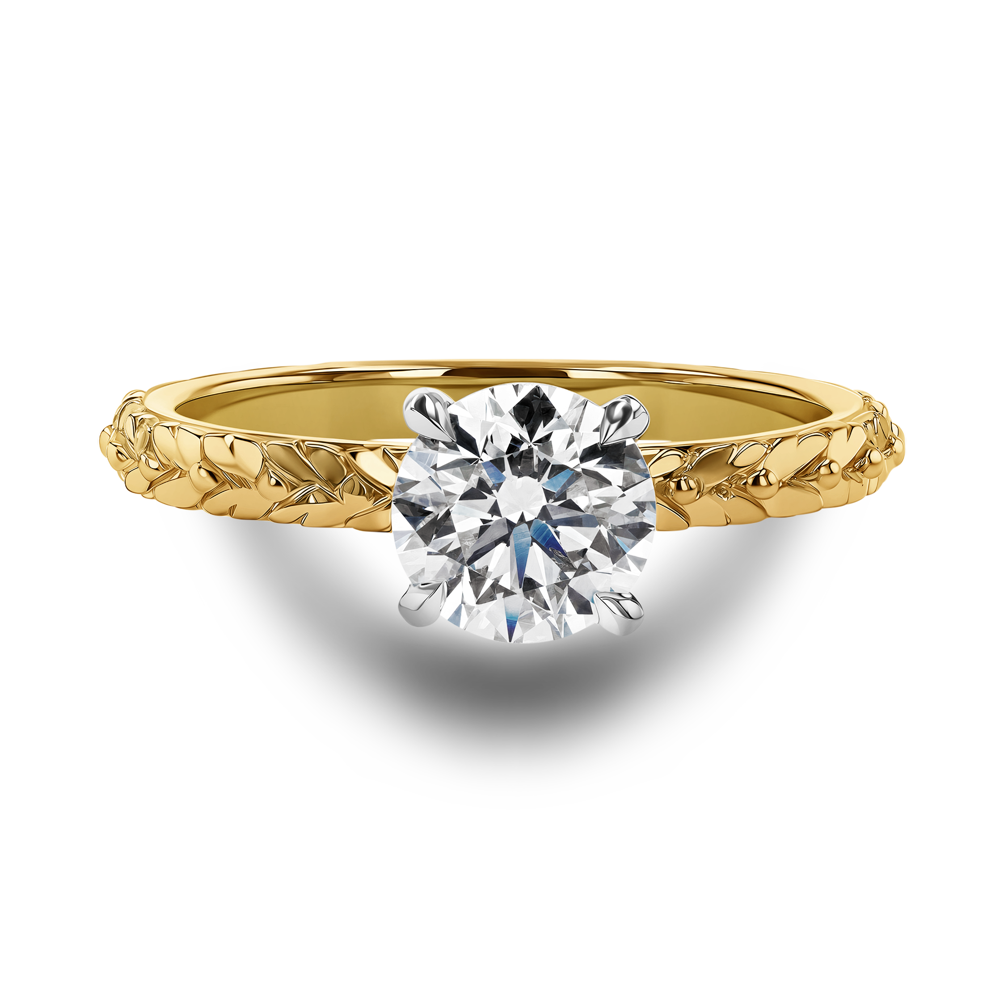 Apple Blossom 0.30ct Brilliant Cut Diamond Ring Brilliant cut, Claw set_2