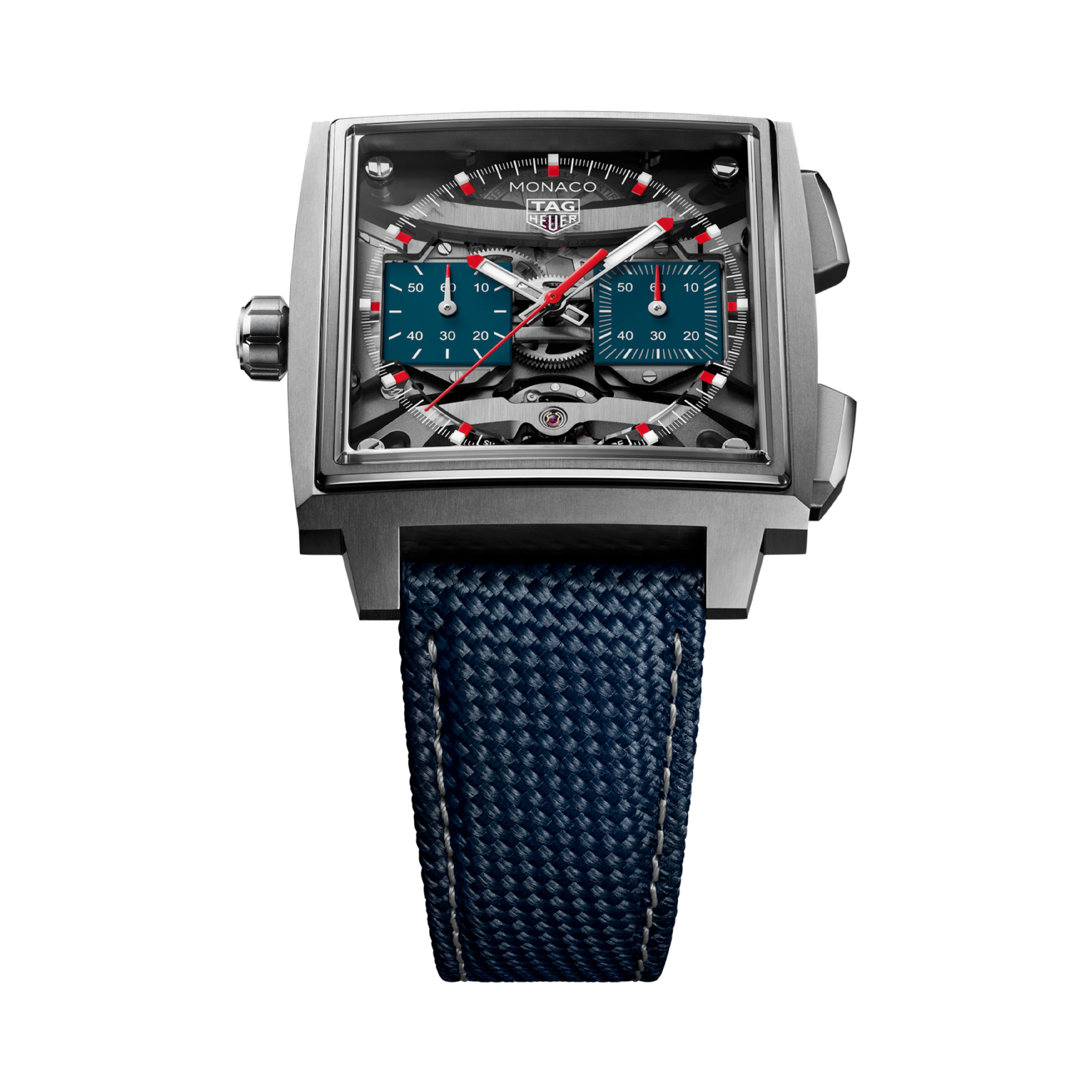 Tag Heuer Monaco Chronograph 40mm, Skeleton Dial, Arabic/Baton Numerals_4