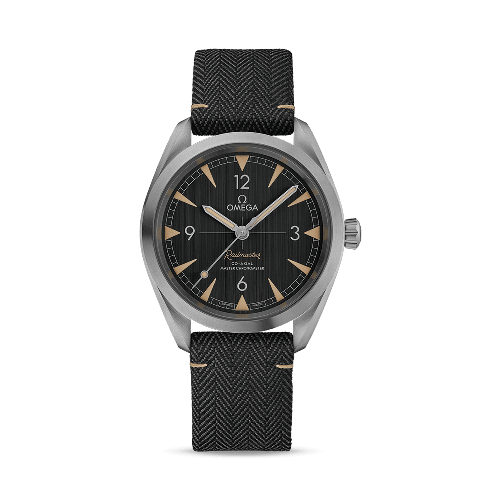 OMEGA Seamaster Railmaster 40mm, Black Dial, Arabic/Baton Numerals_1