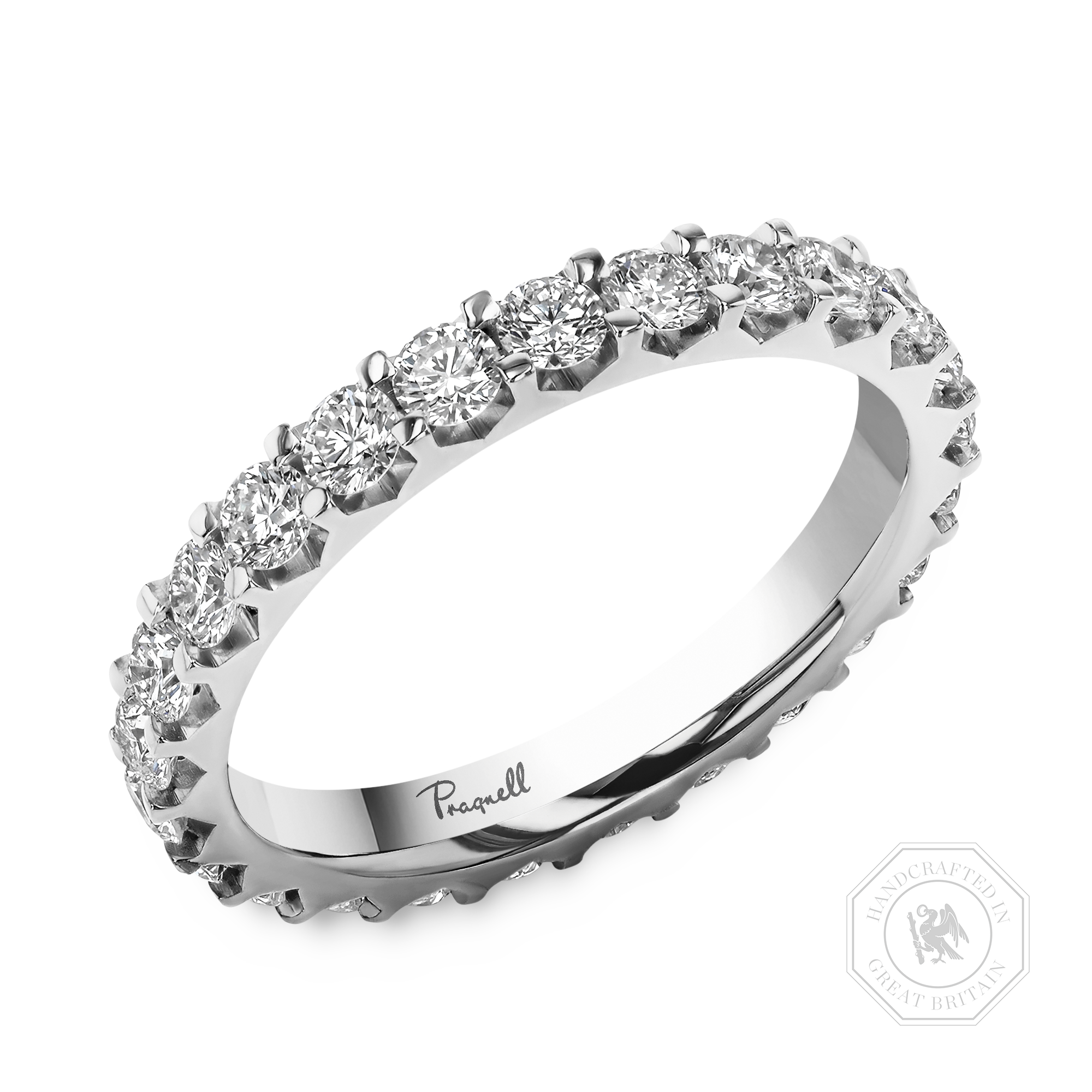 Classic 1.40ct Diamond Eternity Ring Brilliant cut, Claw set_1