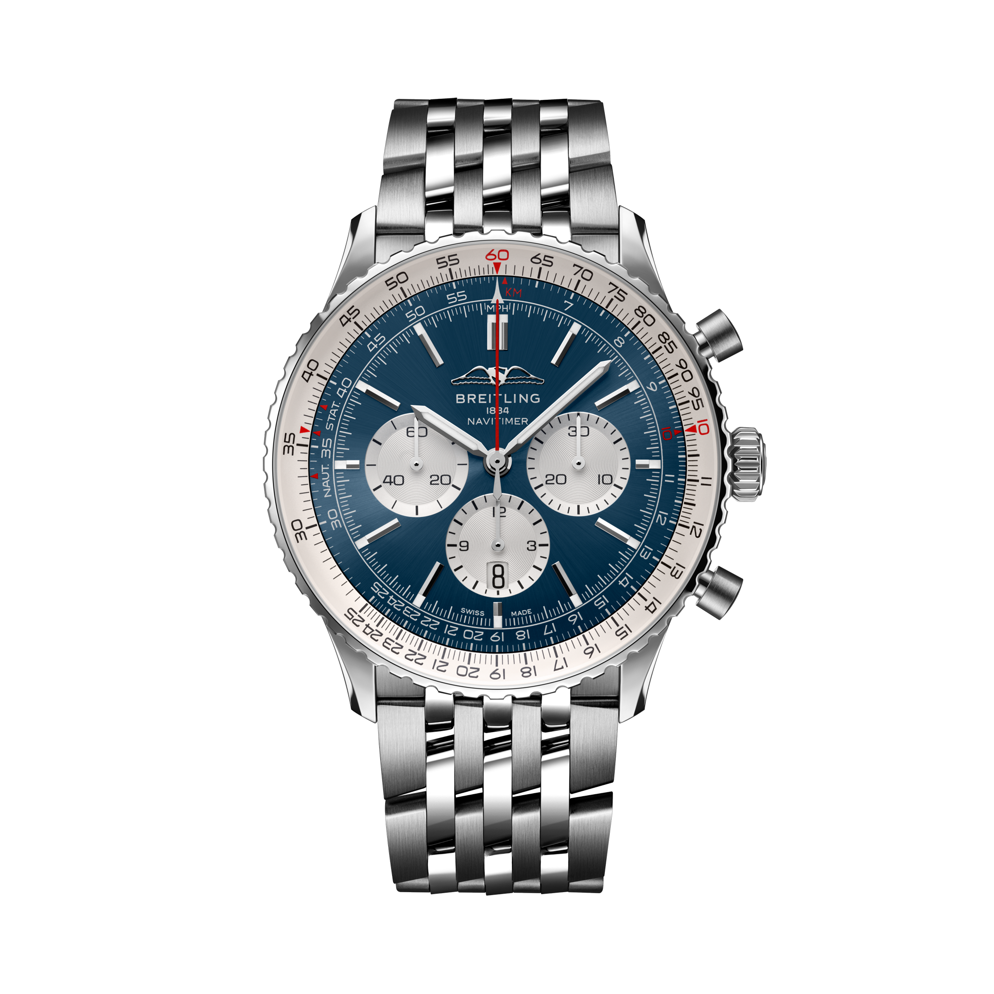 Breitling Navitimer B01 Chronograph 46 46mm, Blue Dial, Baton Numerals_1