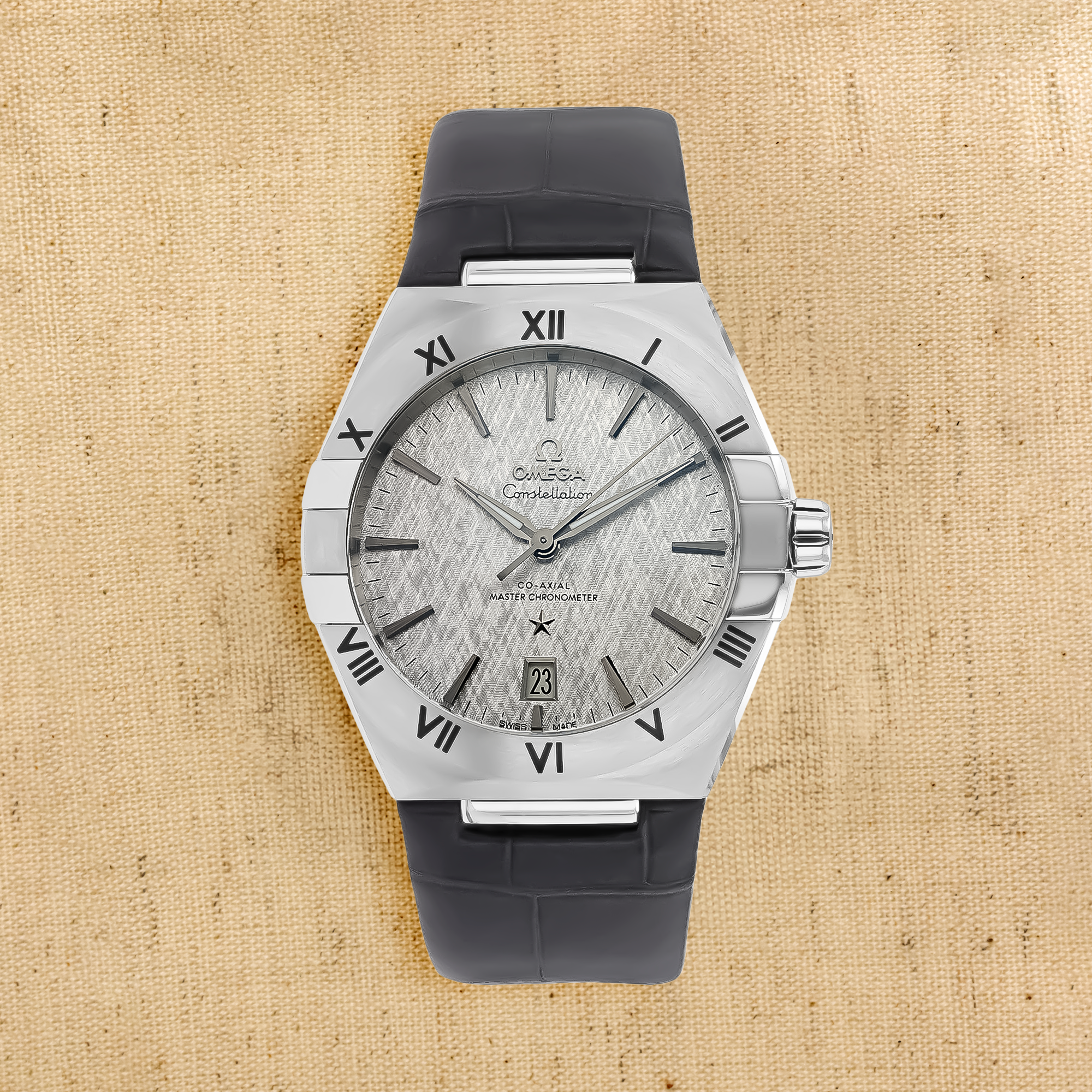 Pe-Owned OMEGA Constellation 39mm, Grey Dial, Baton Numerals_1