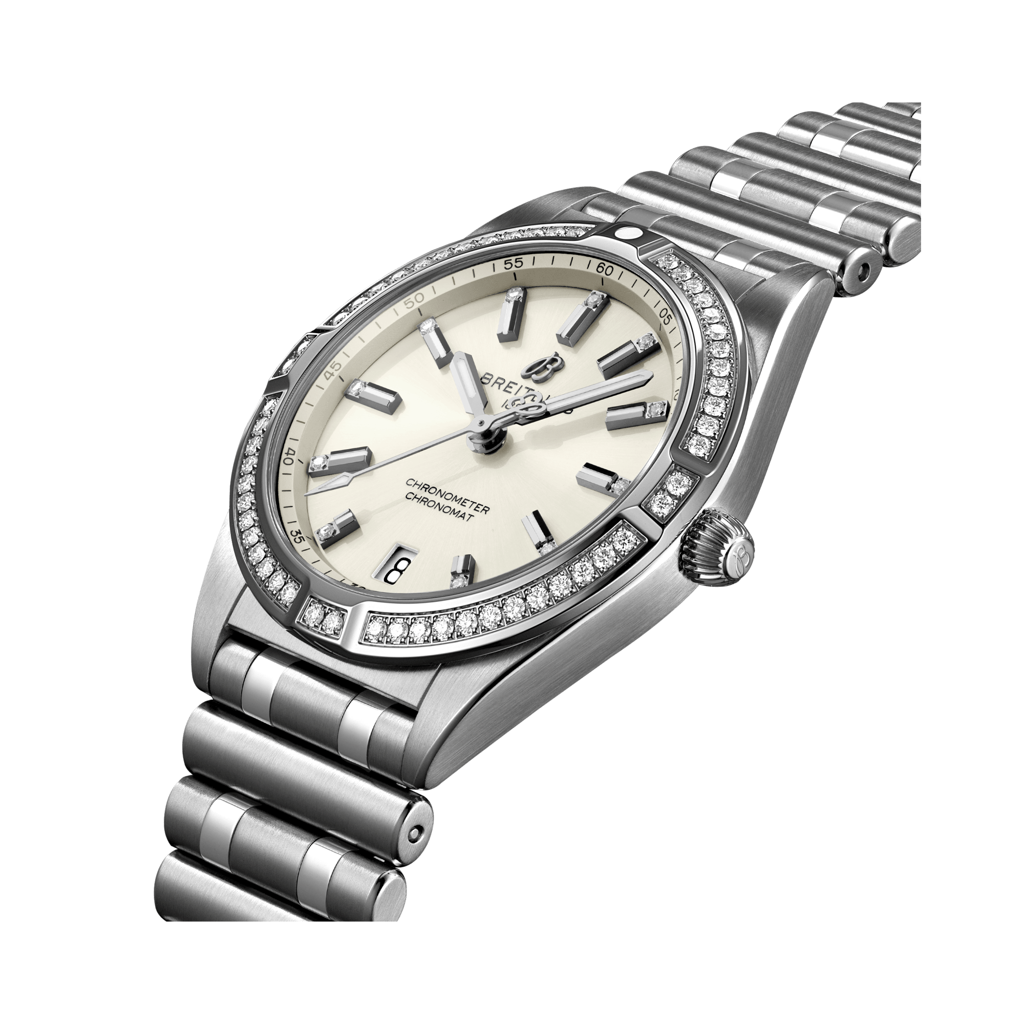 Breitling Chronomat 32 32mm, White Dial, Diamond Numerals_3