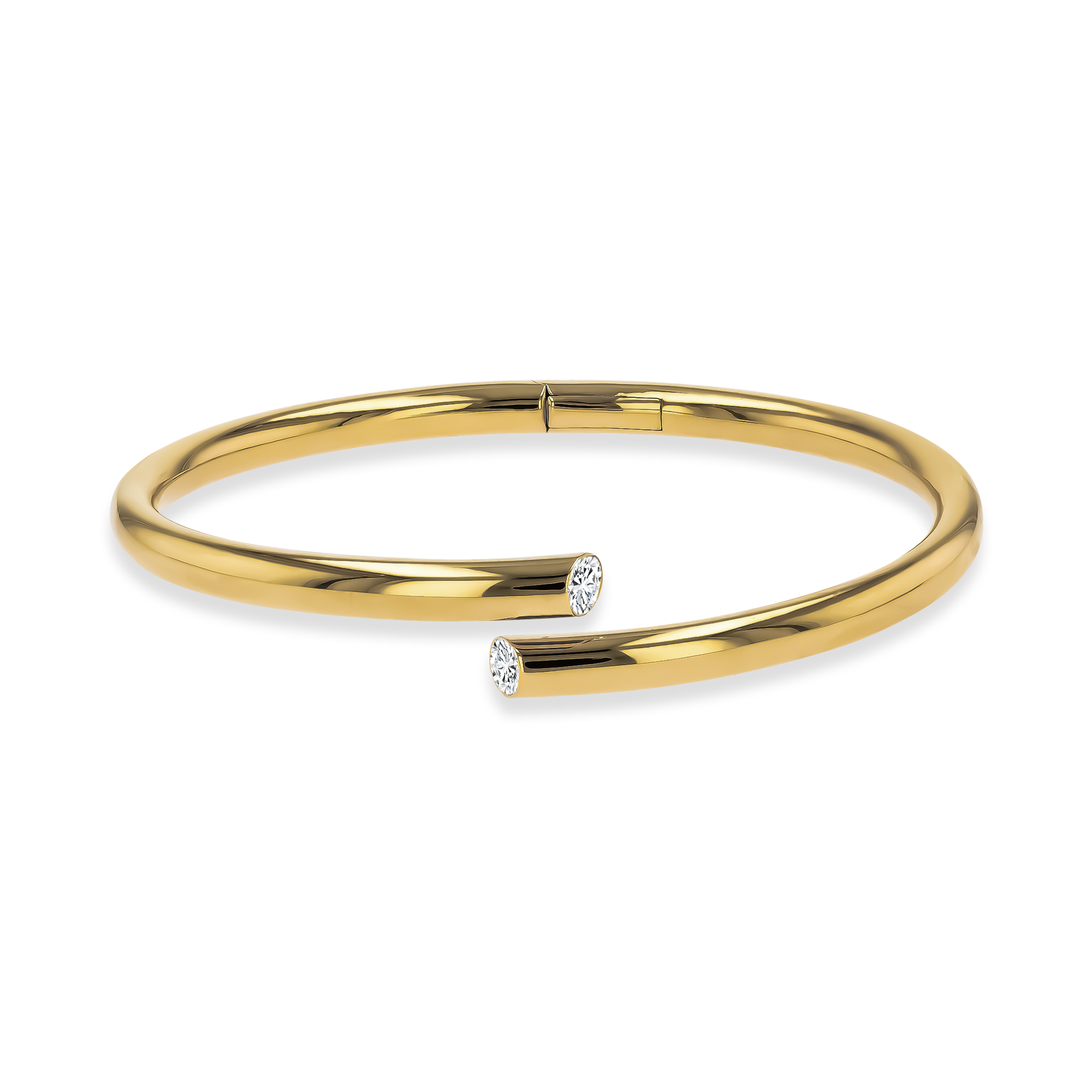 Eclipse 0.34ct Spring Bangle Brilliant Cut, Rubover Set_1