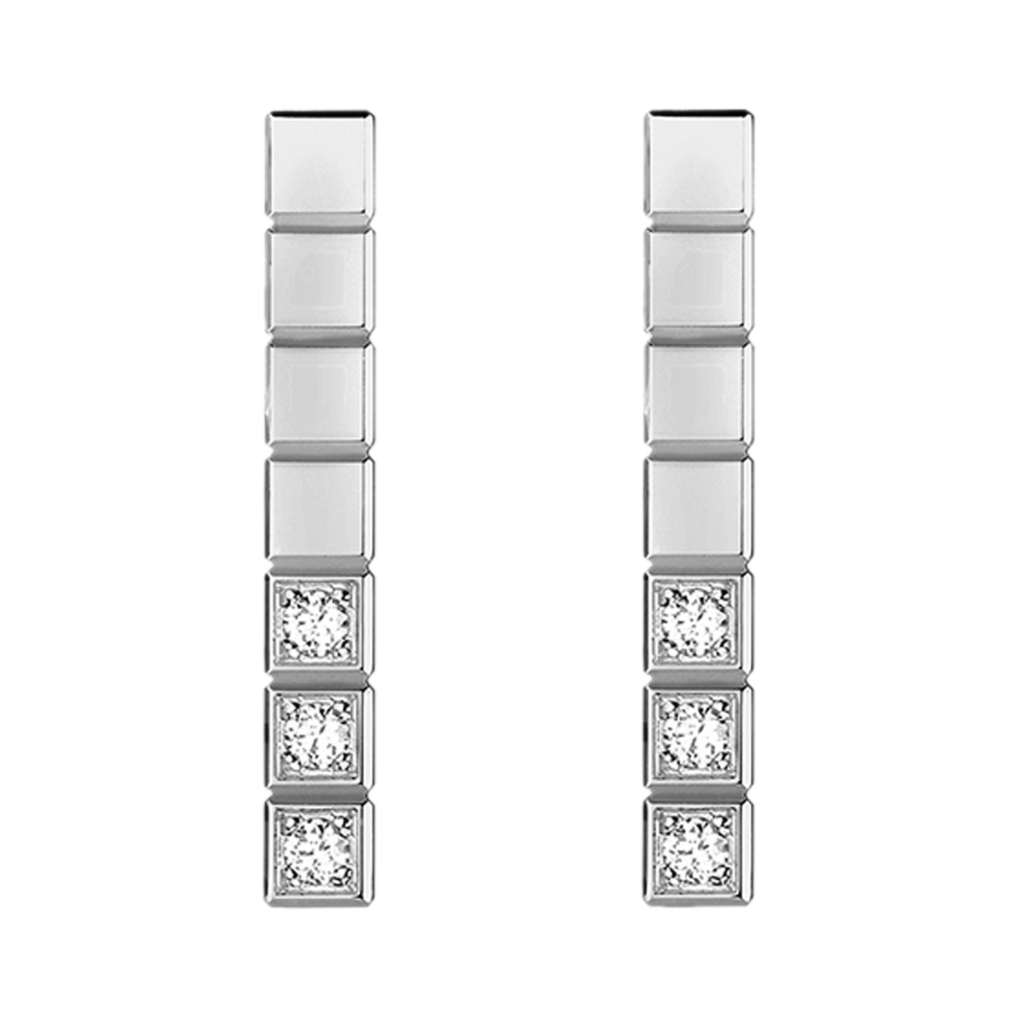 Chopard Ice Cube Diamond Earrings Brilliant cut, Claw set_1