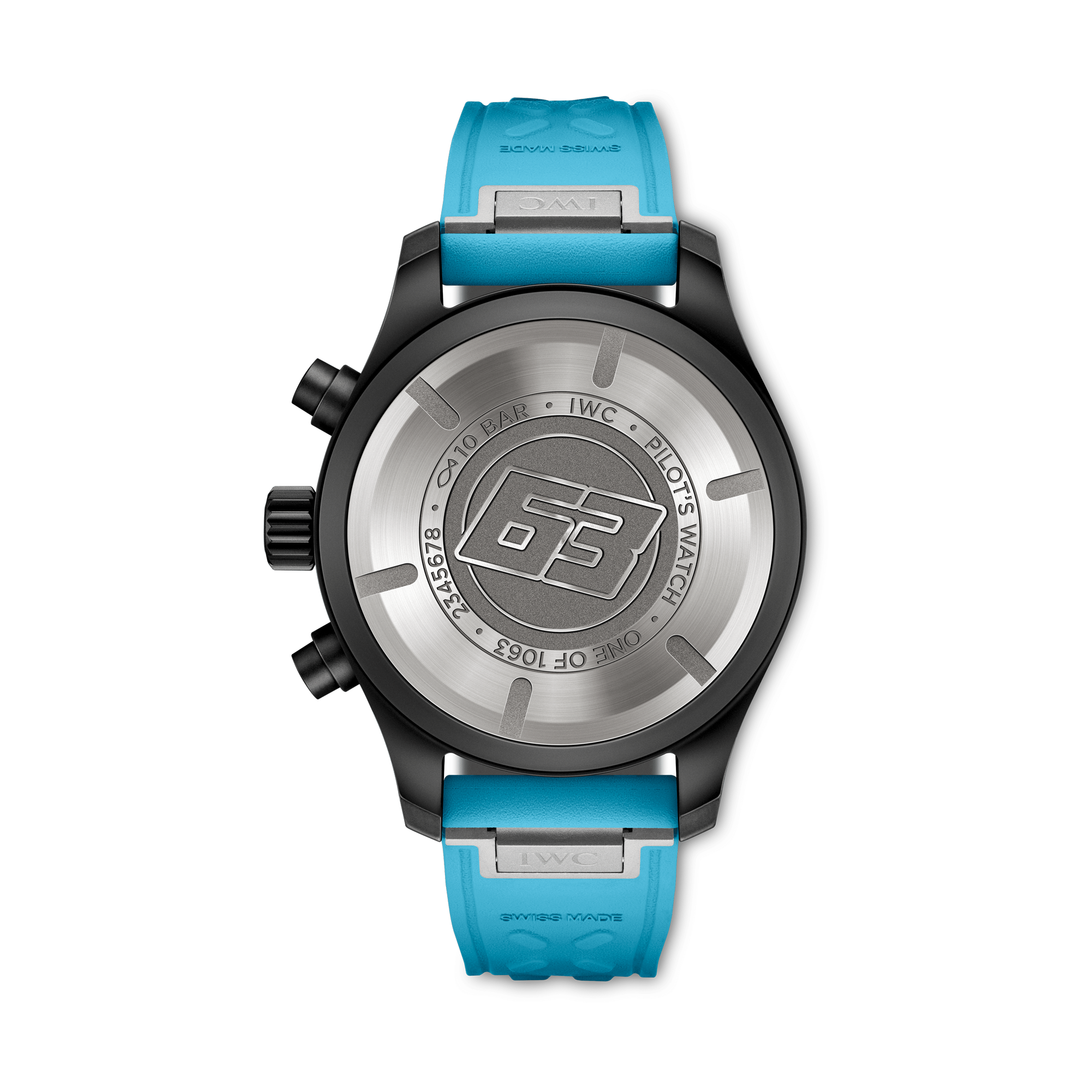 IWC Pilot’s Chronograph 41 George Russell 41.9mm, Black Dial, Arabic Numerals_2