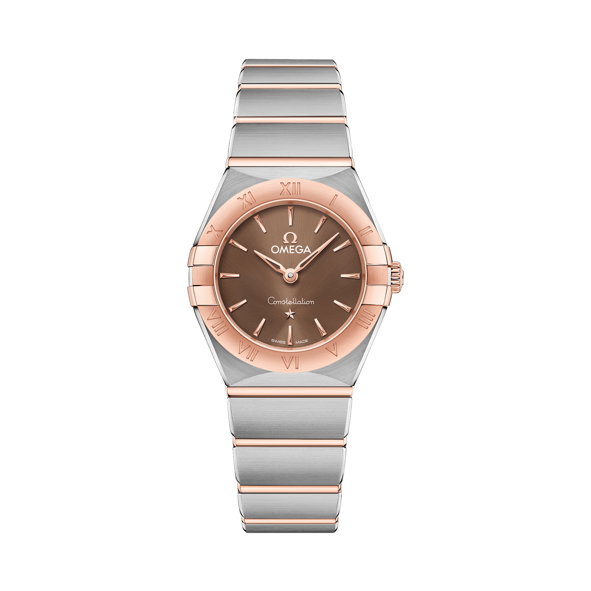 OMEGA Constellation 25mm, Brown Dial, Baton Numerals_1