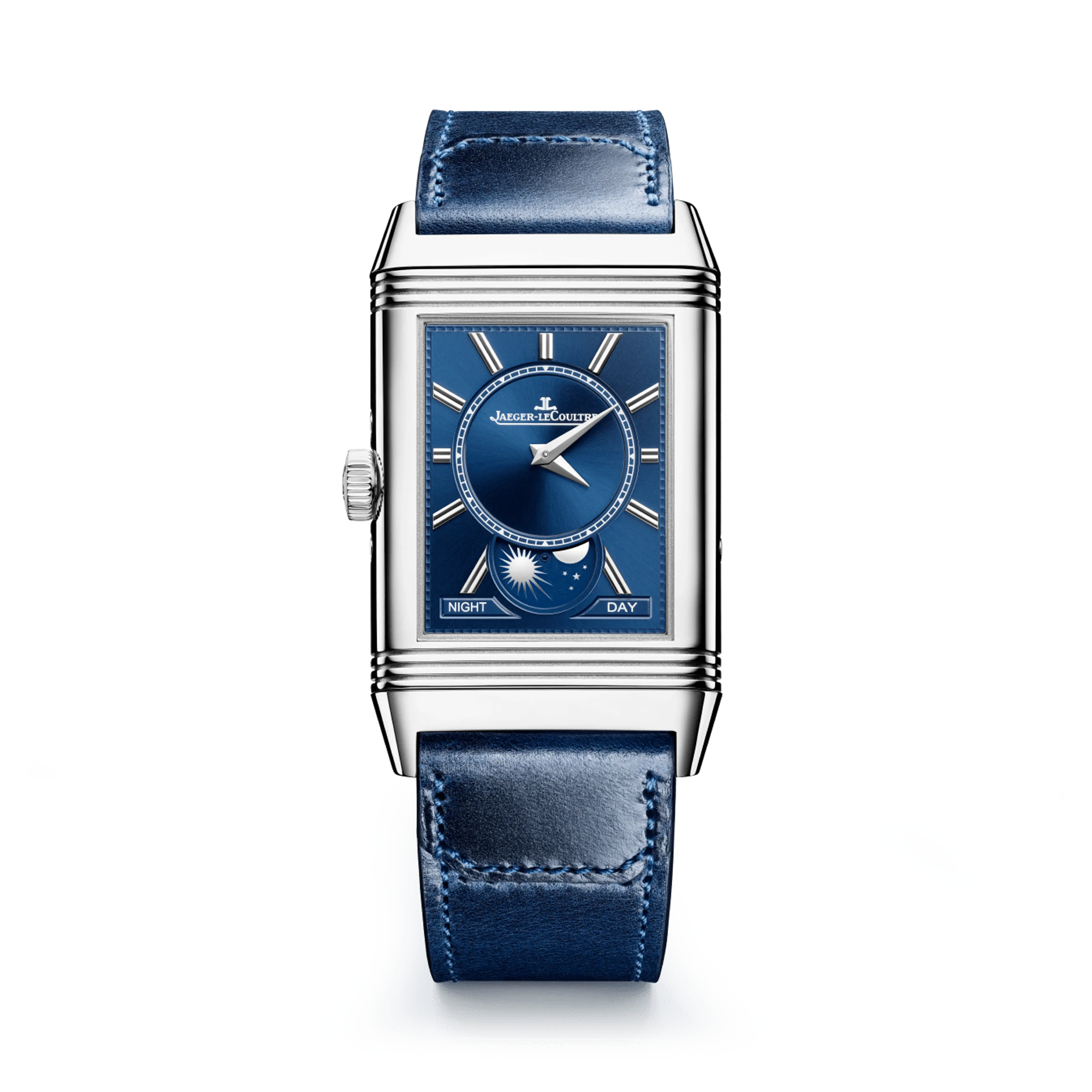 Jaeger-Le Coultre Reverso Tribute 49.4mm, Silver Dial, Baton Numeral_2