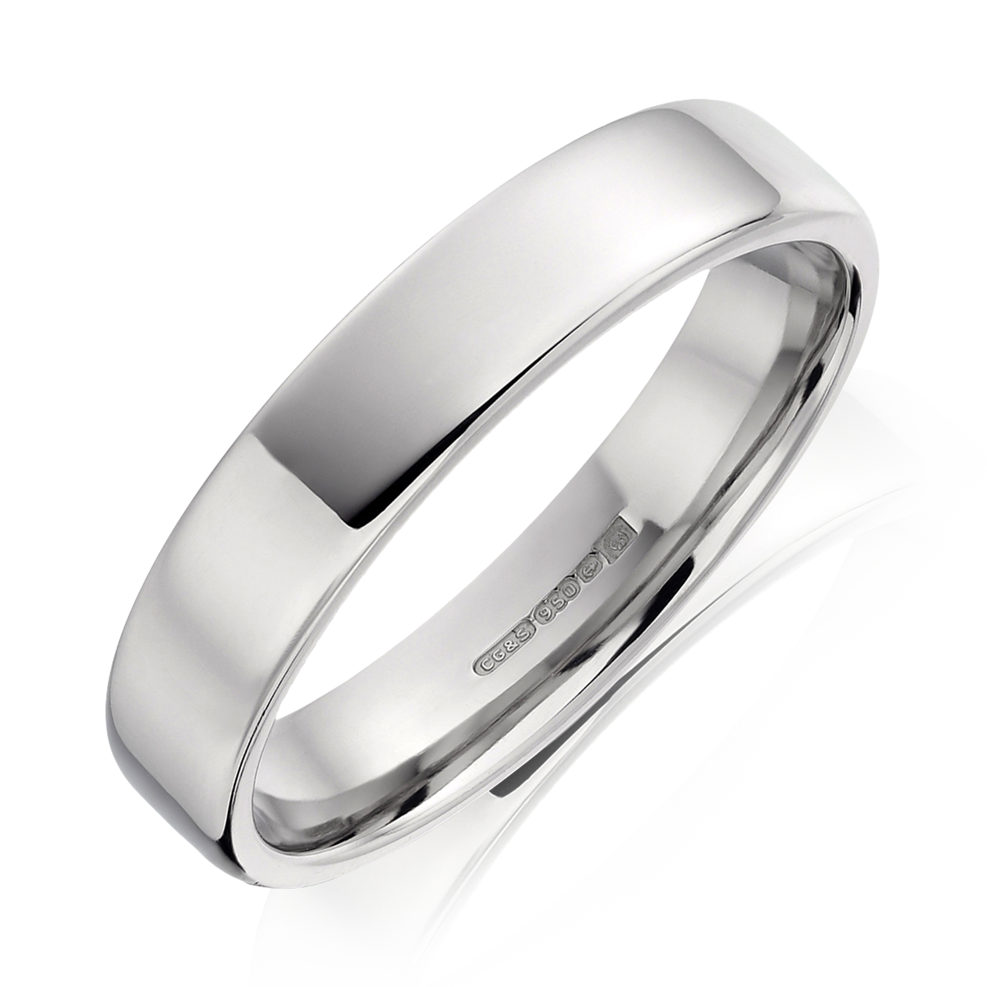 6mm Flat Court Wedding Ring _1