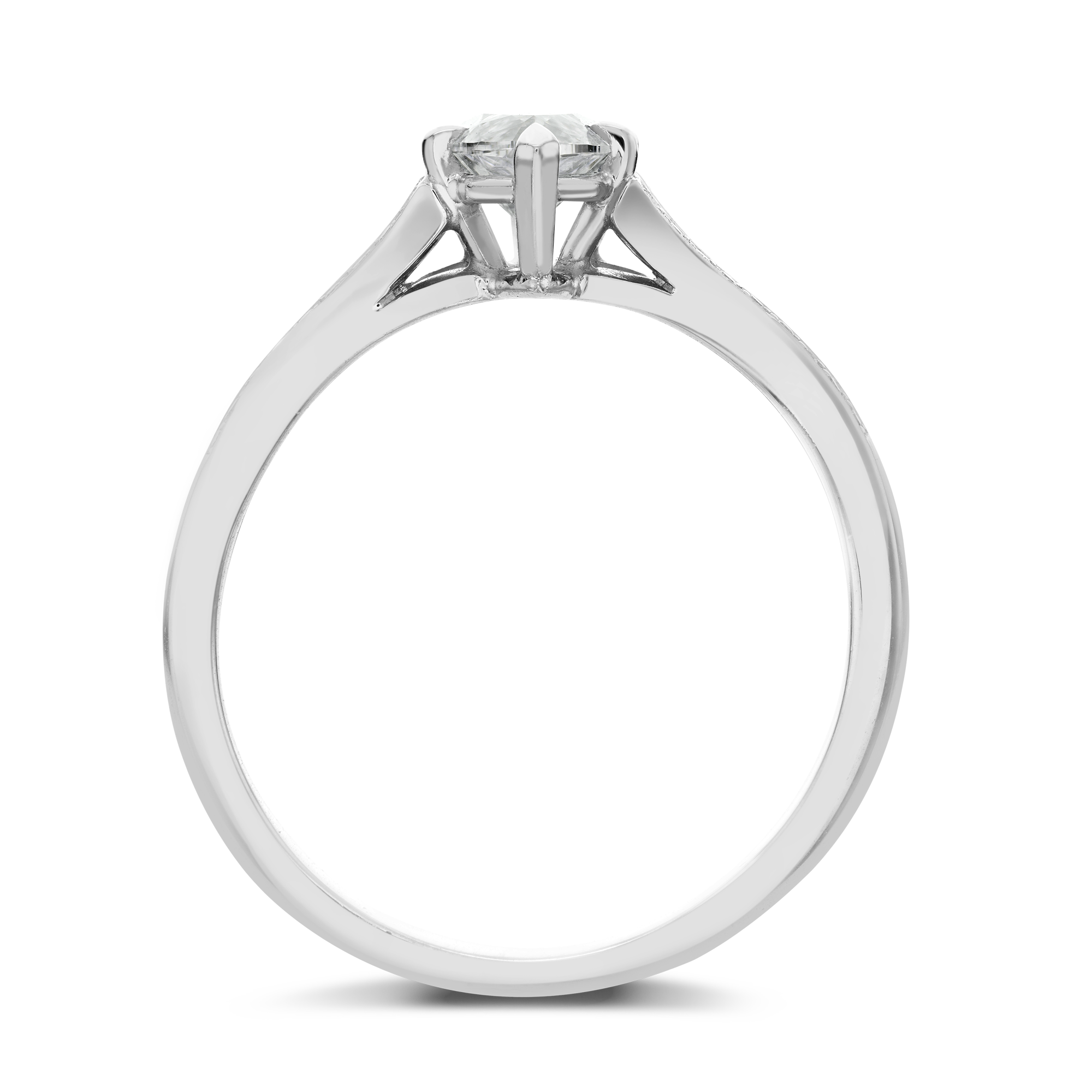 Imperial 0.91ct Marquise Cut Virgilia Diamond Ring MarquiseCut, Claw Set_3