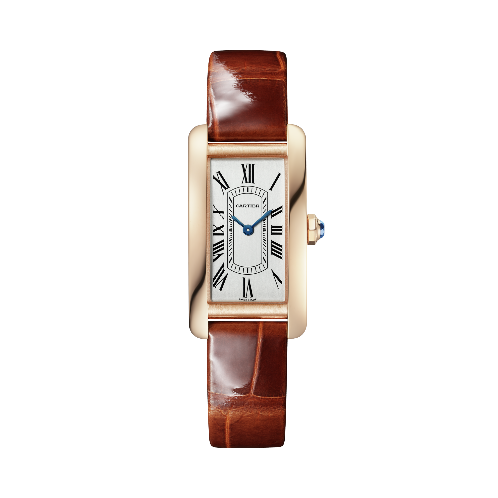Cartier Tank Americaine 19.4mm, Silver Dial, Roman Numerals_1