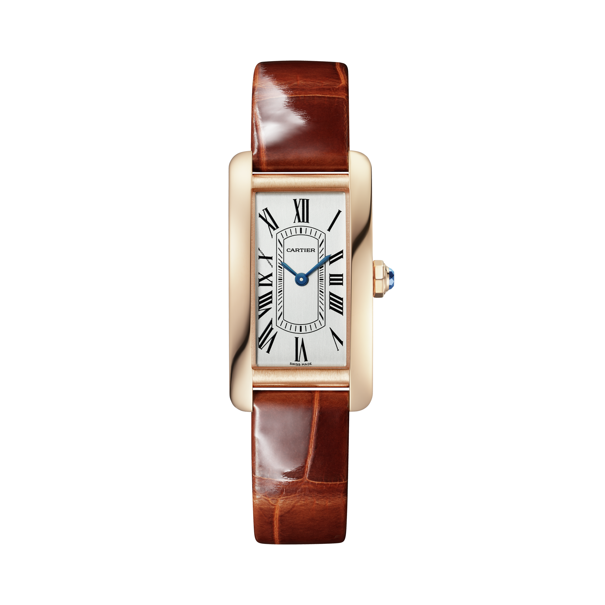 Cartier Tank Americaine 19.4mm, Silver Dial, Roman Numerals_1