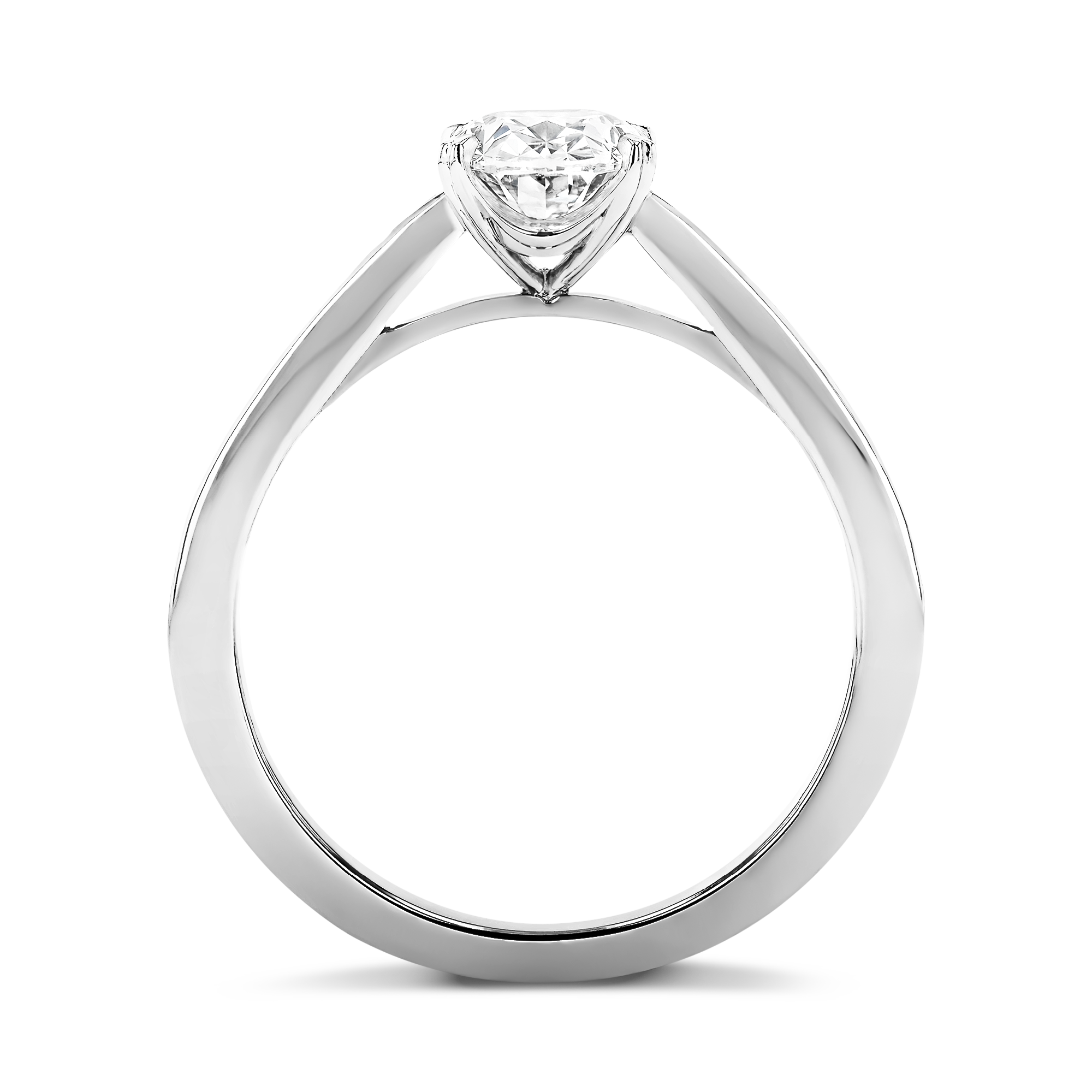 Classic 1.51ct Oval Diamond Solitaire Ring Oval Cut, Claw Set_3