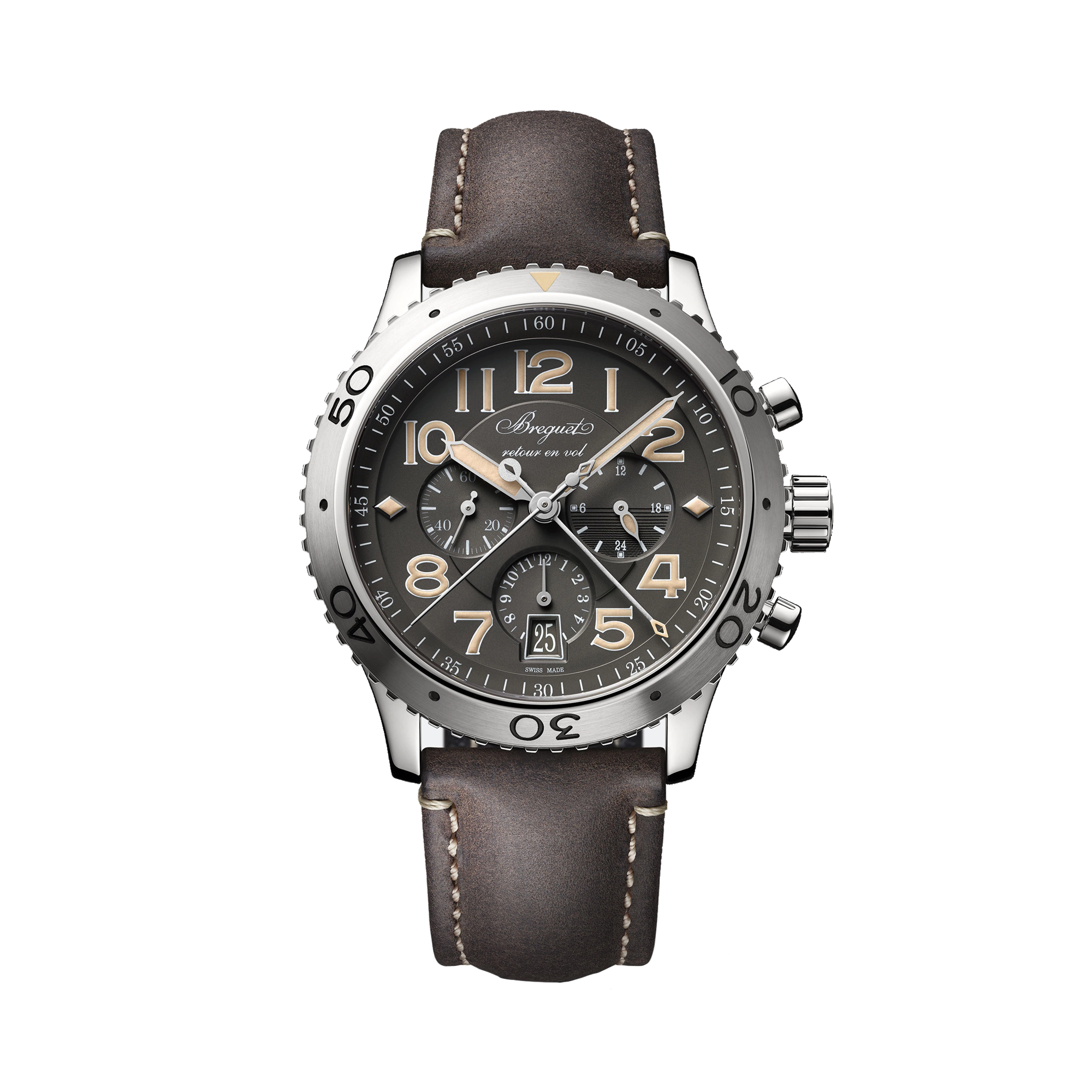Breguet Watch XXI 42mm, Grey Dial, Arabic Numerals_1