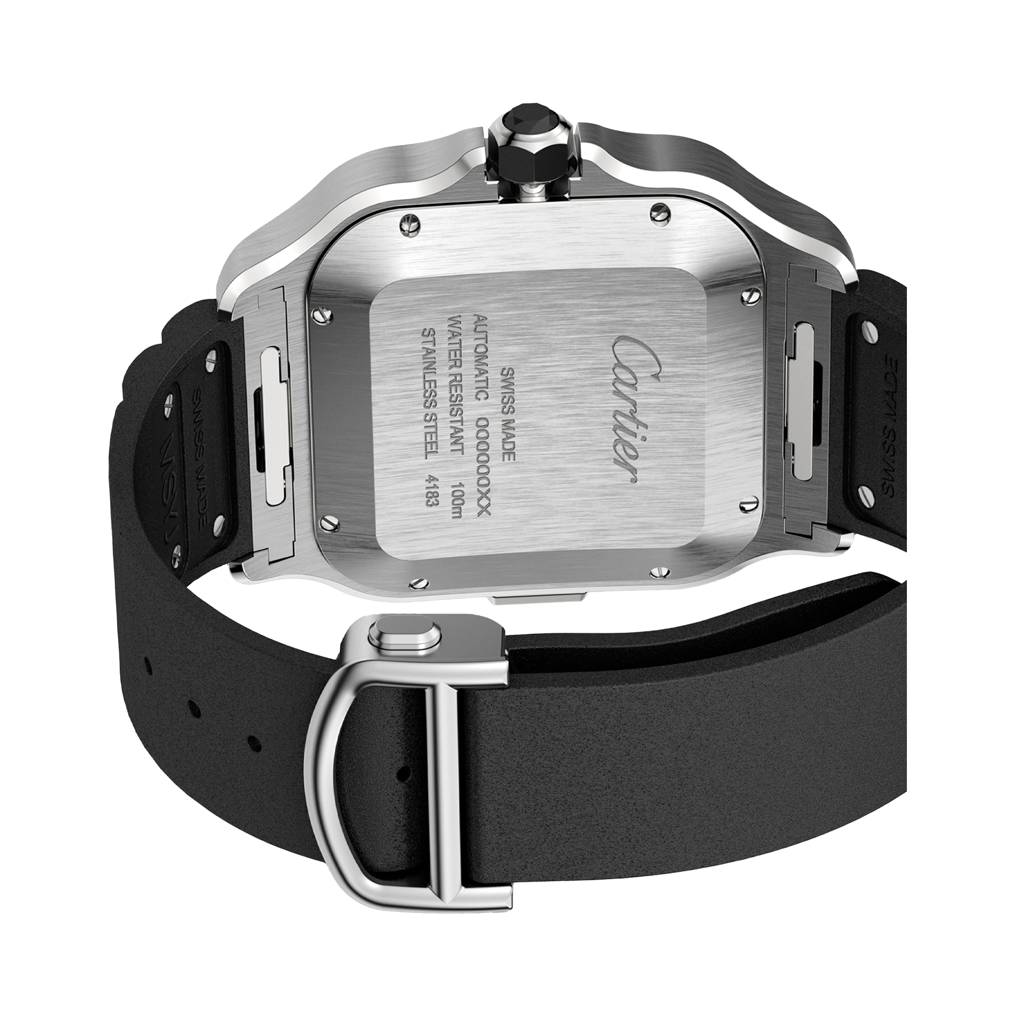 Cartier Santos de Cartier Extra-Large, Silver Dial, Roman Numerals_5