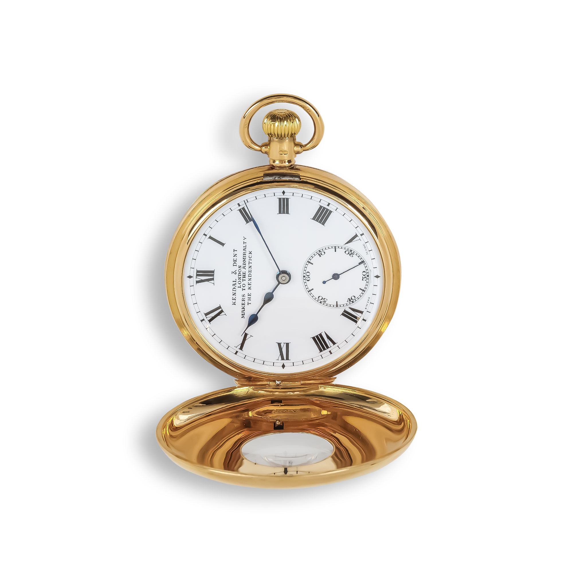 Half Hunter Pocket Watch by Kendal and Dent _3